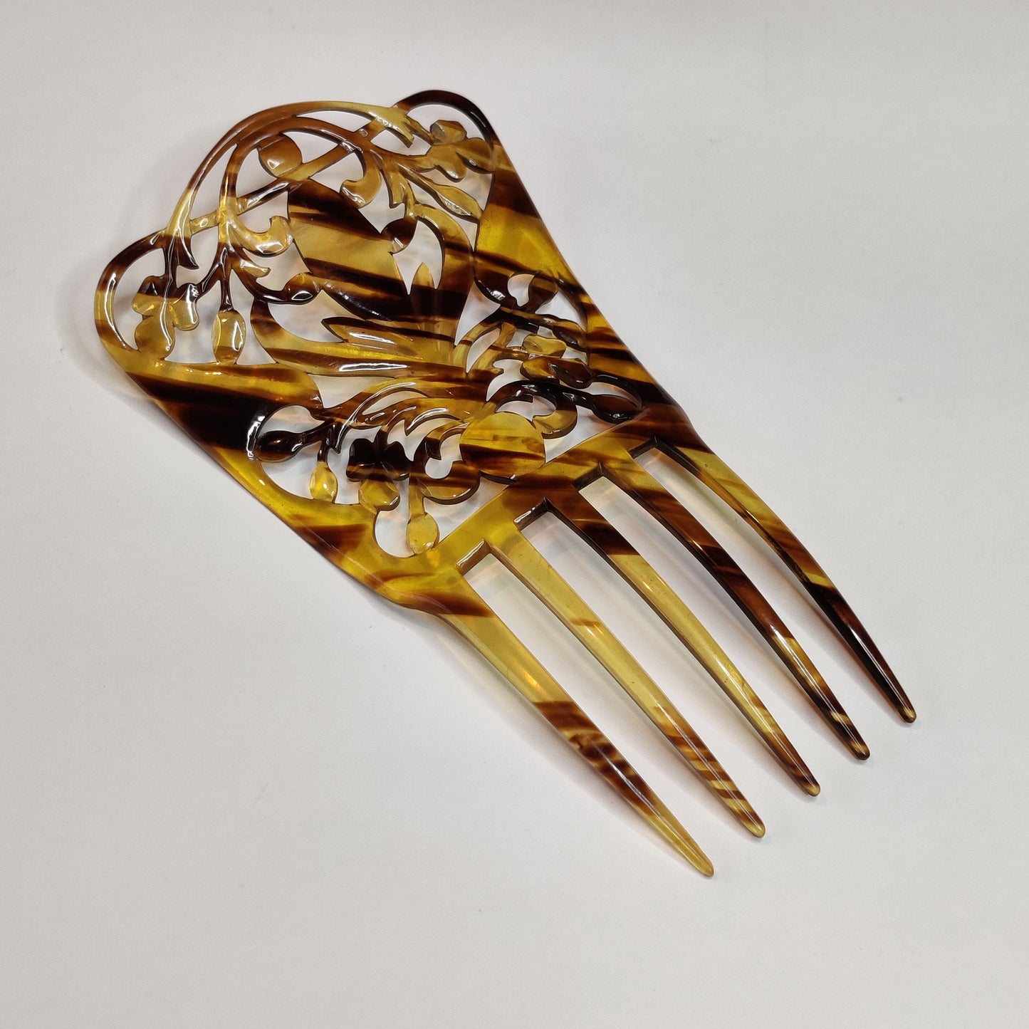 Art Deco Celluloid Hair Comb