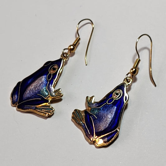 Vintage Frog Earrings