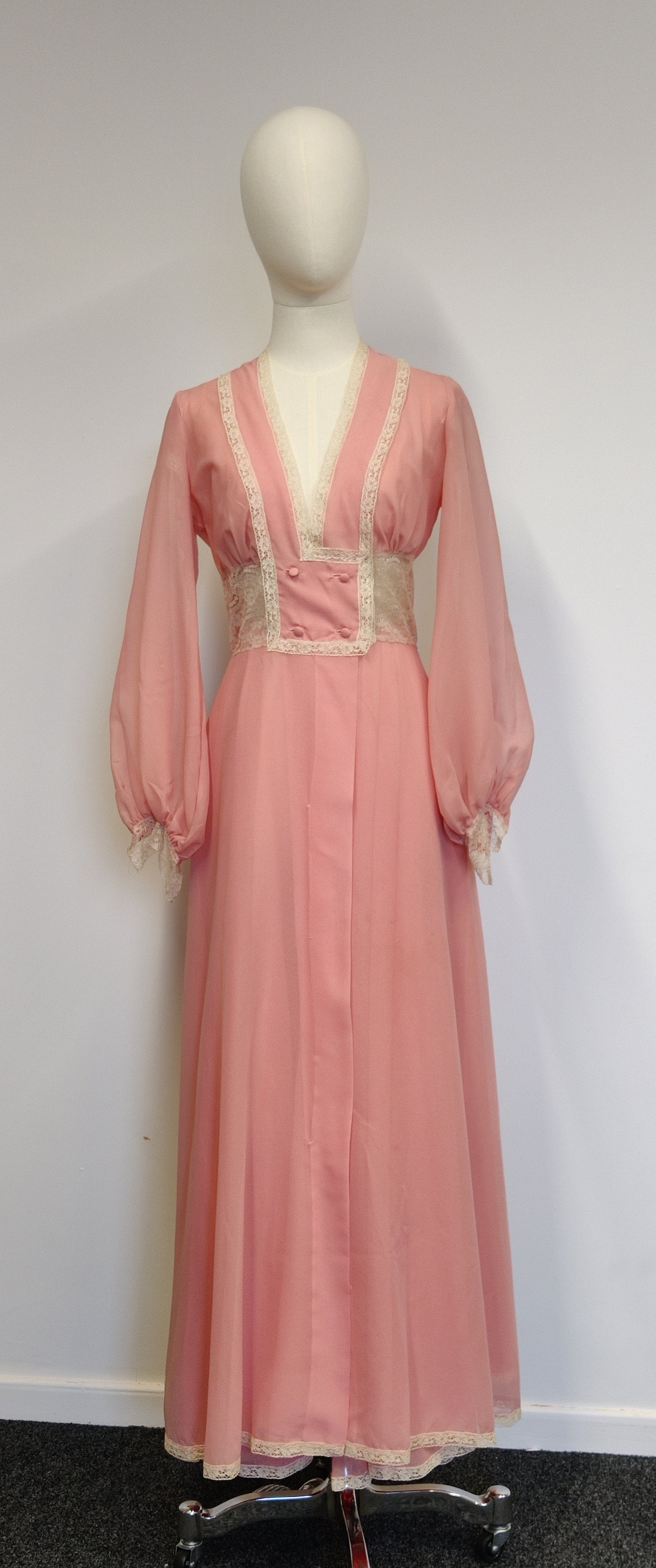 Vintage Janet Reger Nightdress and Gown Set