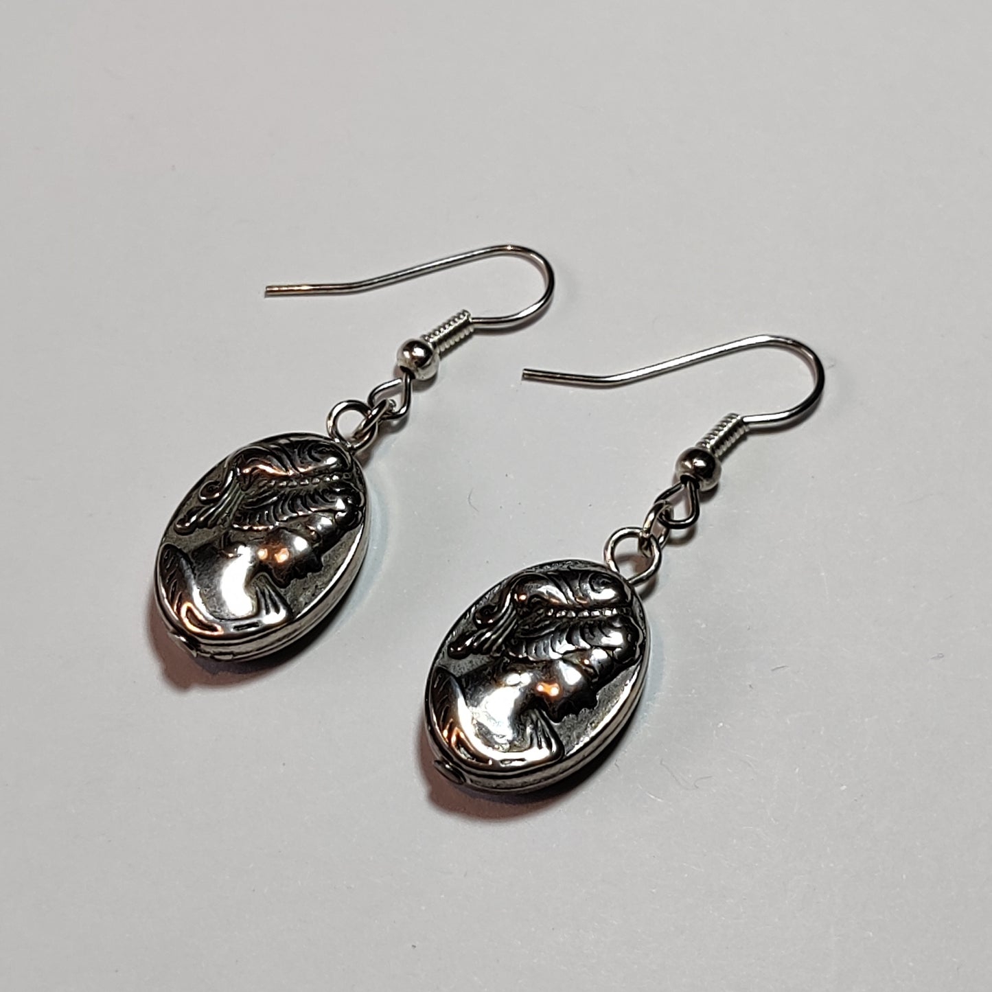 Vintage Cameo Style Earrings