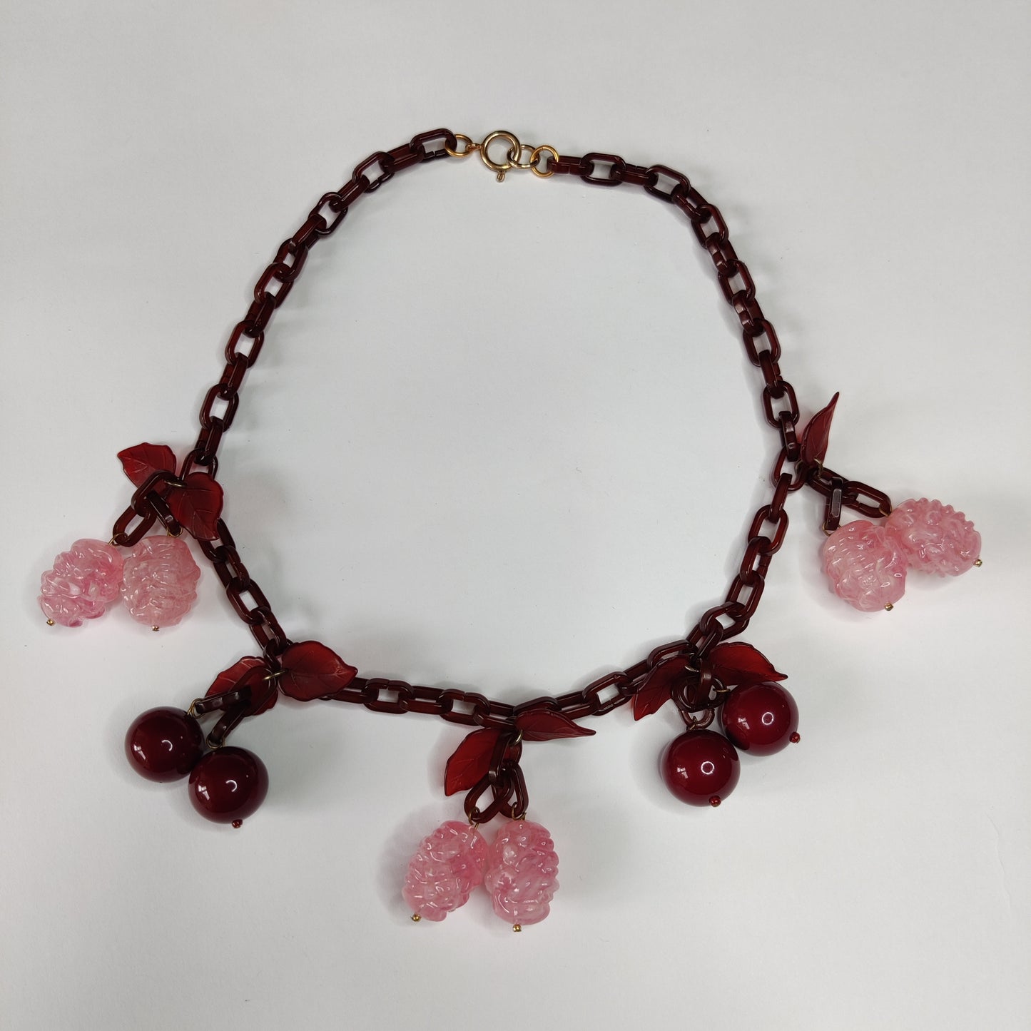 Vintage Fruit Necklace