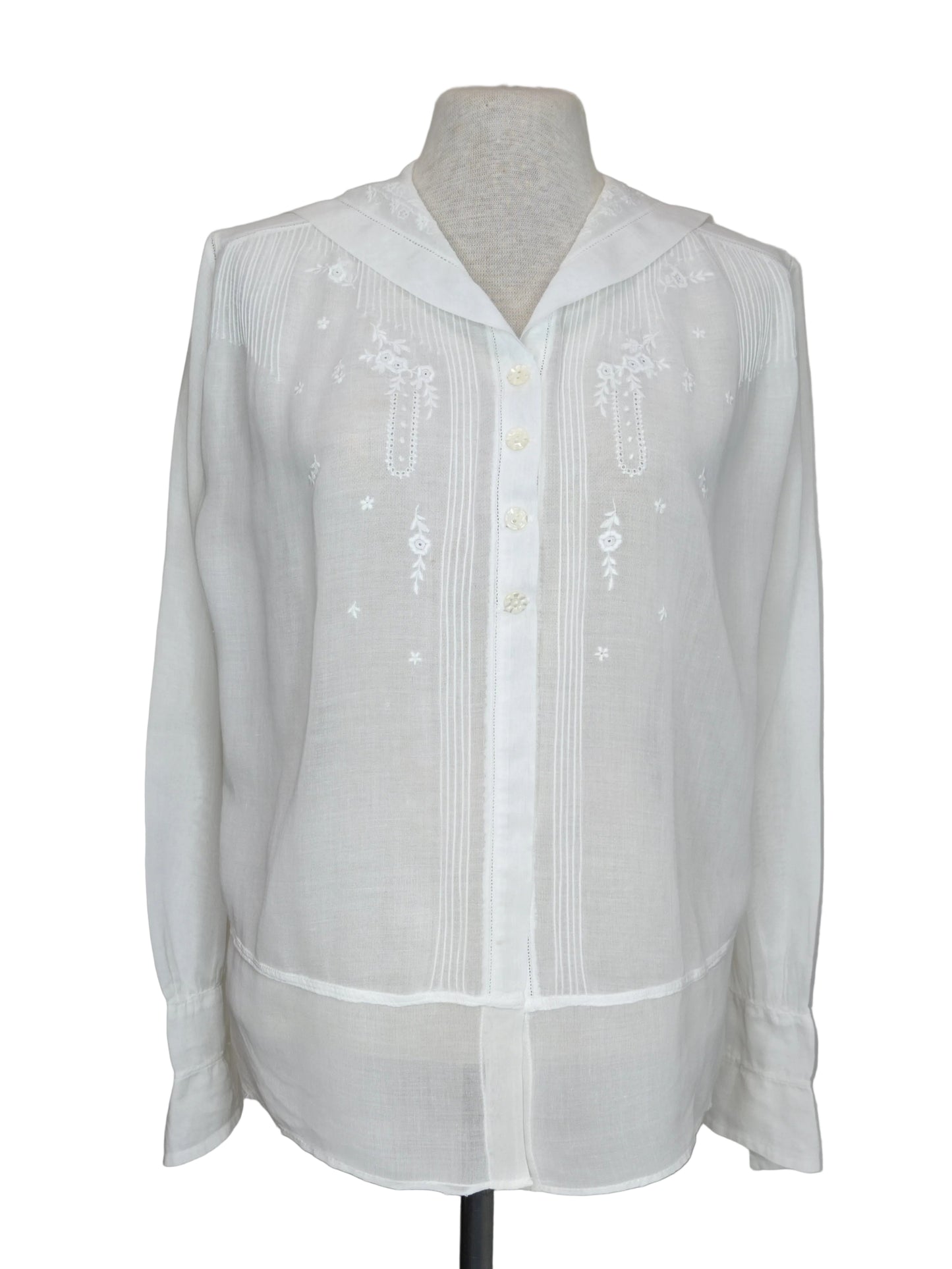 Antique Whitework Embroidered Blouse