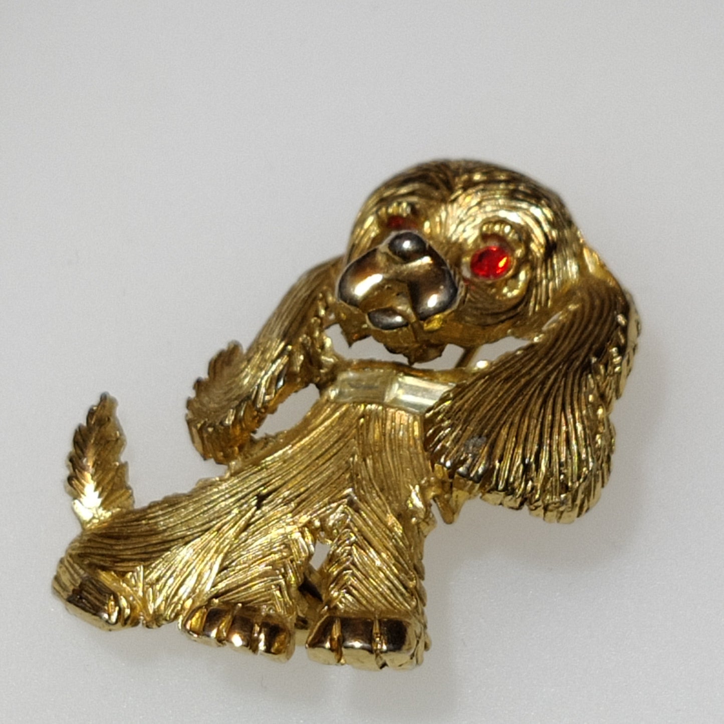 Vintage Puppy Brooch