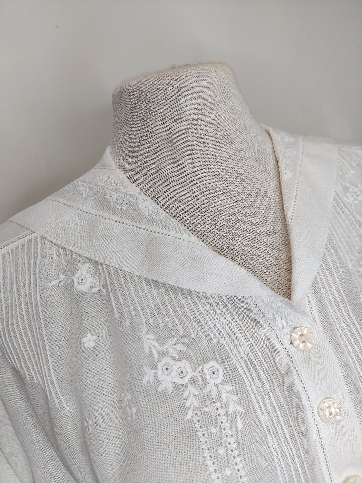 Antique Whitework Embroidered Blouse