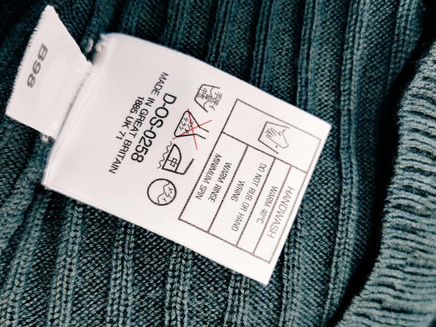 Vintage Jaeger Merino Polo Neck Jumper