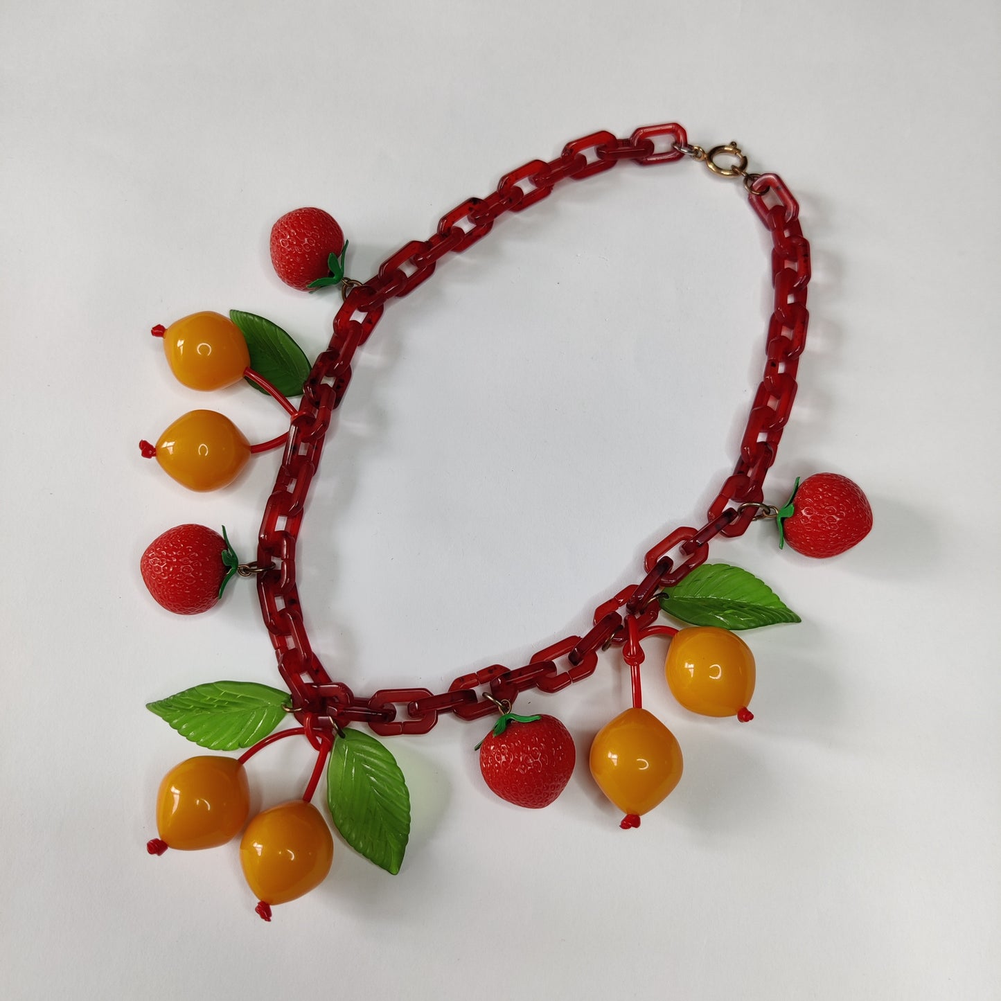 Vintage Fruit Necklace