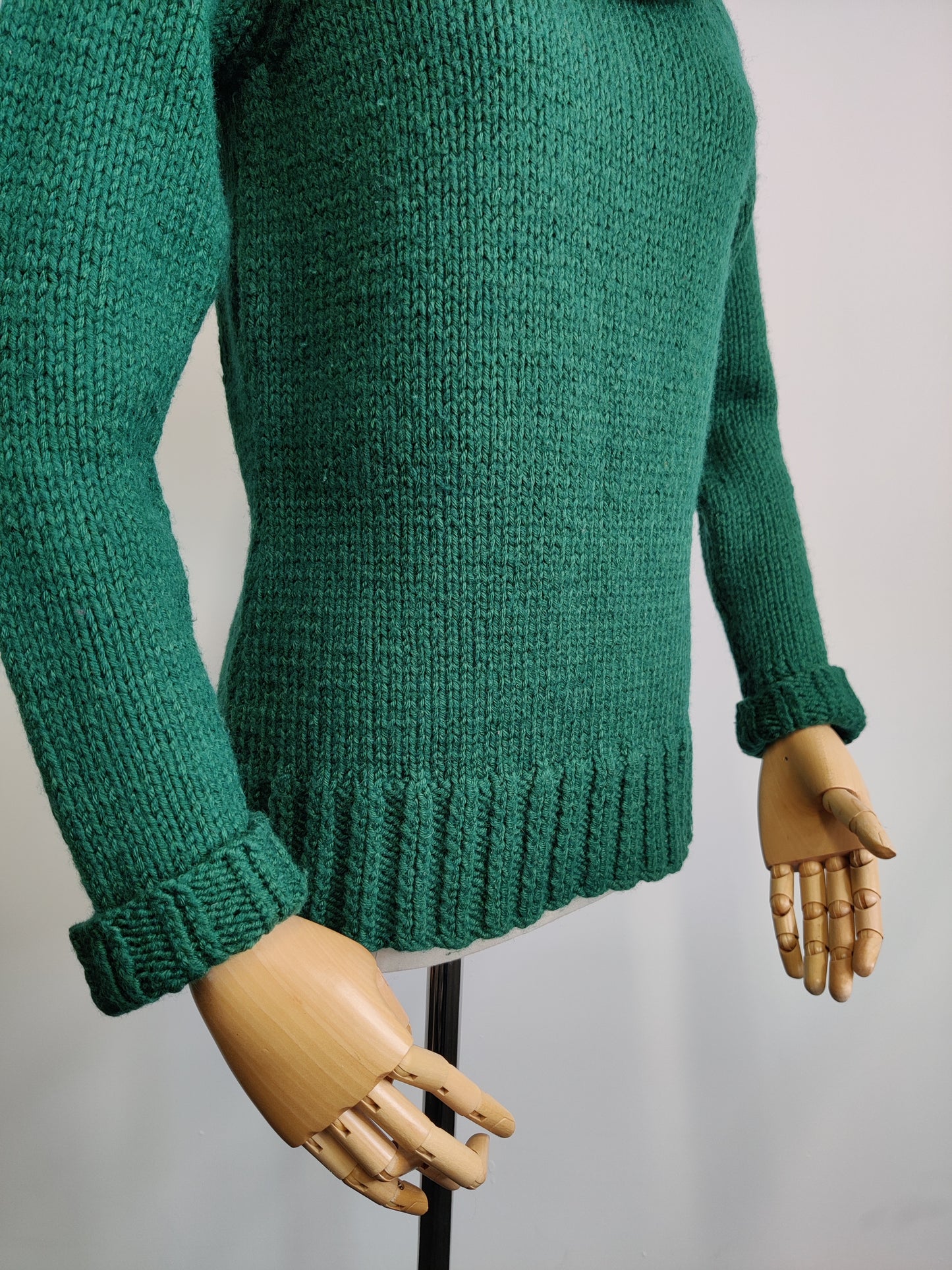 Vintage Chunky Hand-knitted Jumper
