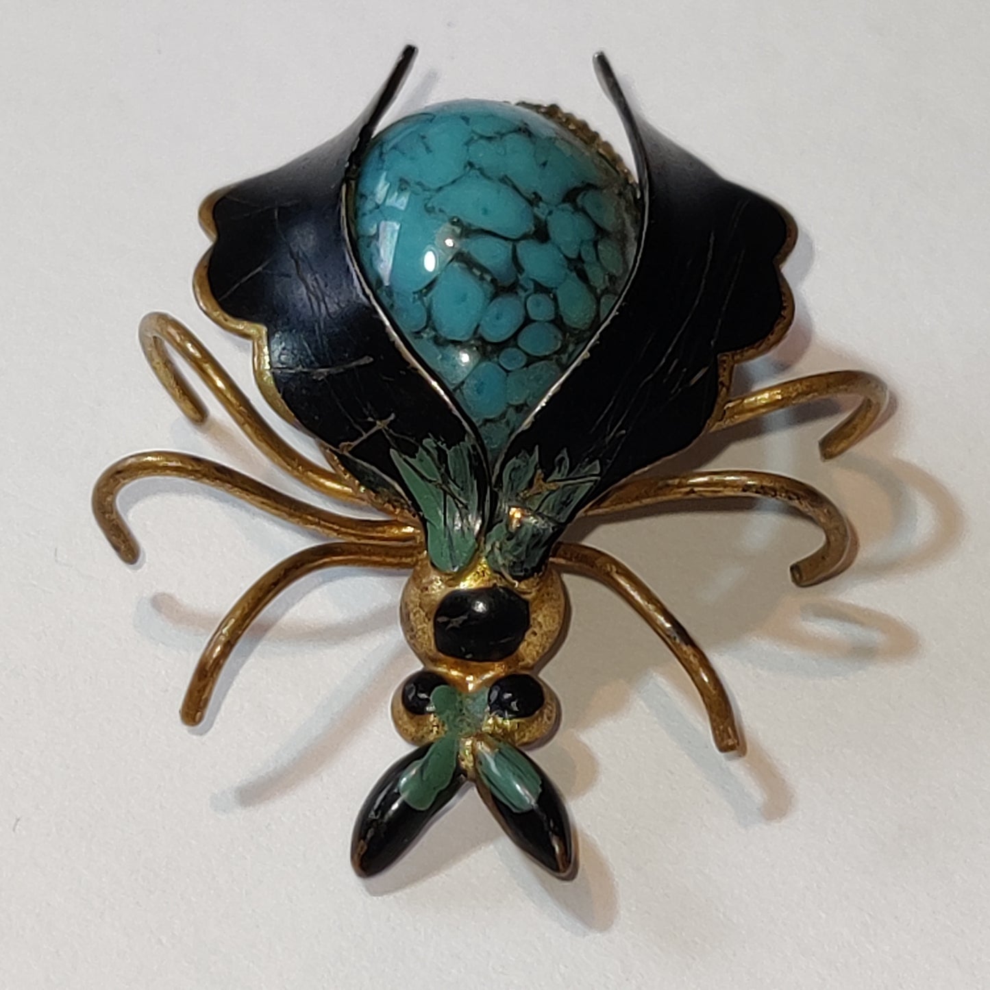Vintage Beetle Brooch