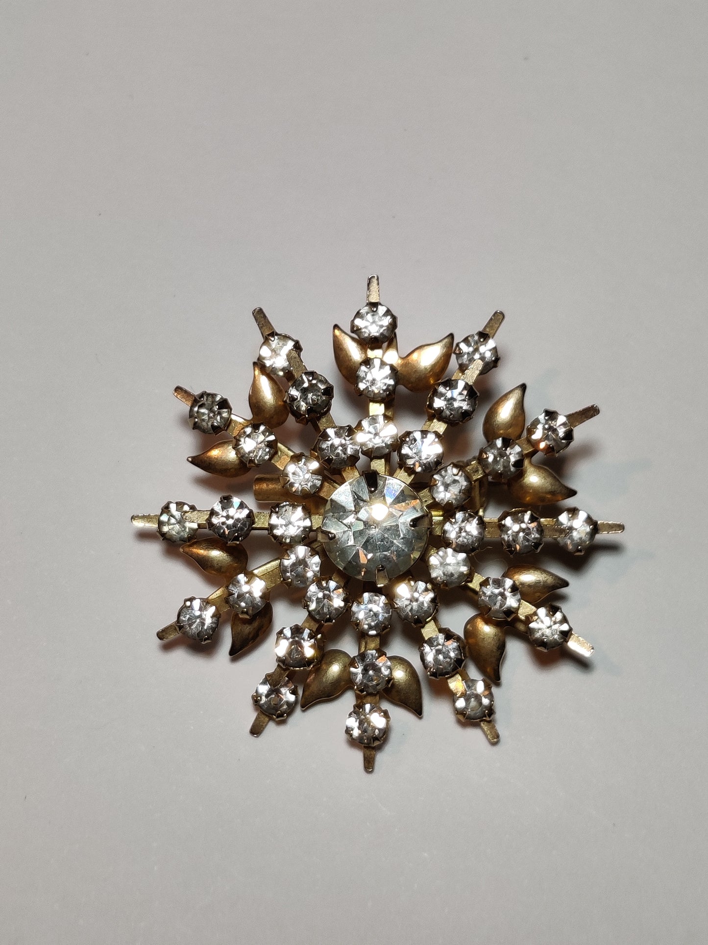 Vintage Diamante Brooch