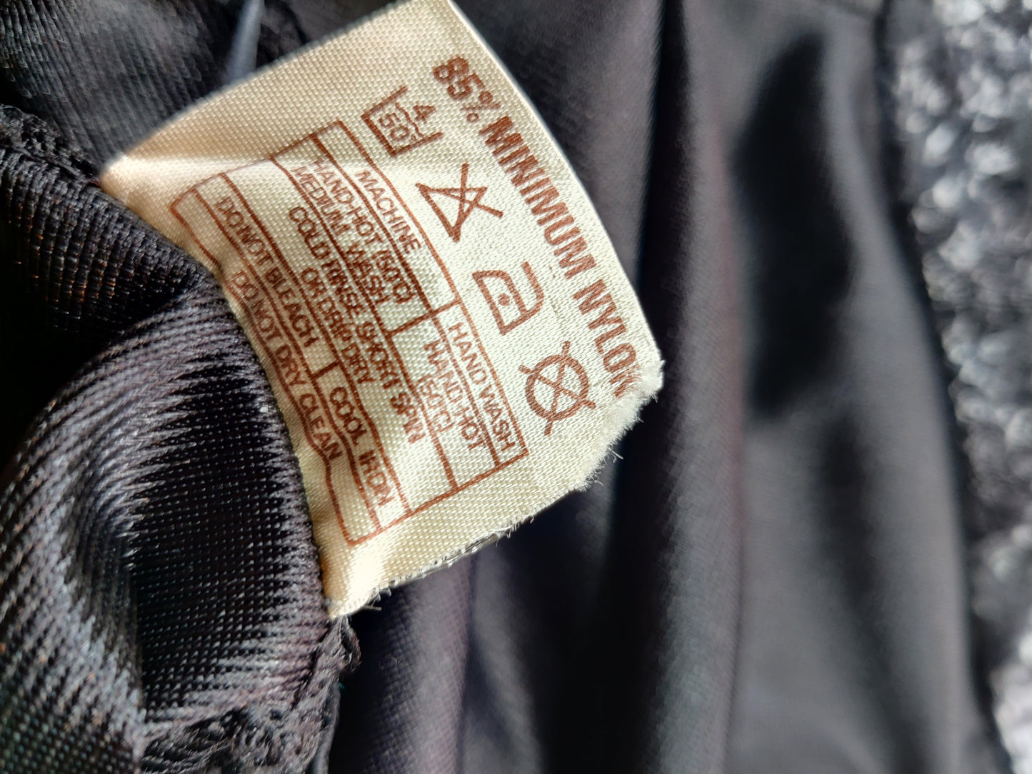 1980s Black Teddy/Camiknickers