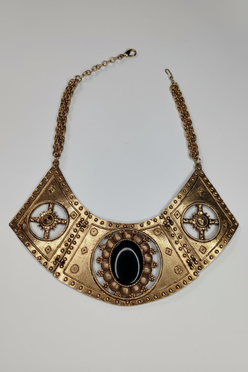 Vintage Pauline Rader Statement Bib Necklace