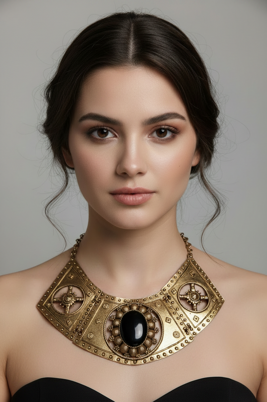 Vintage Pauline Rader Statement Bib Necklace