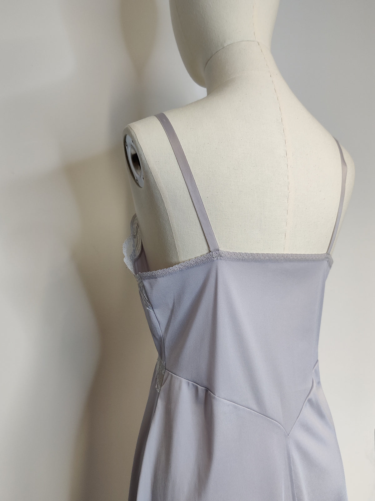 1960s Dove Grey Slip