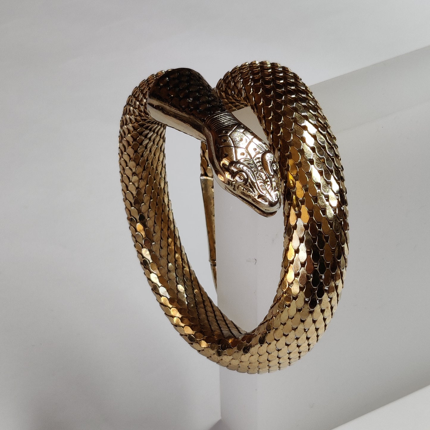 Vintage Whiting & Davis Snake Bracelet