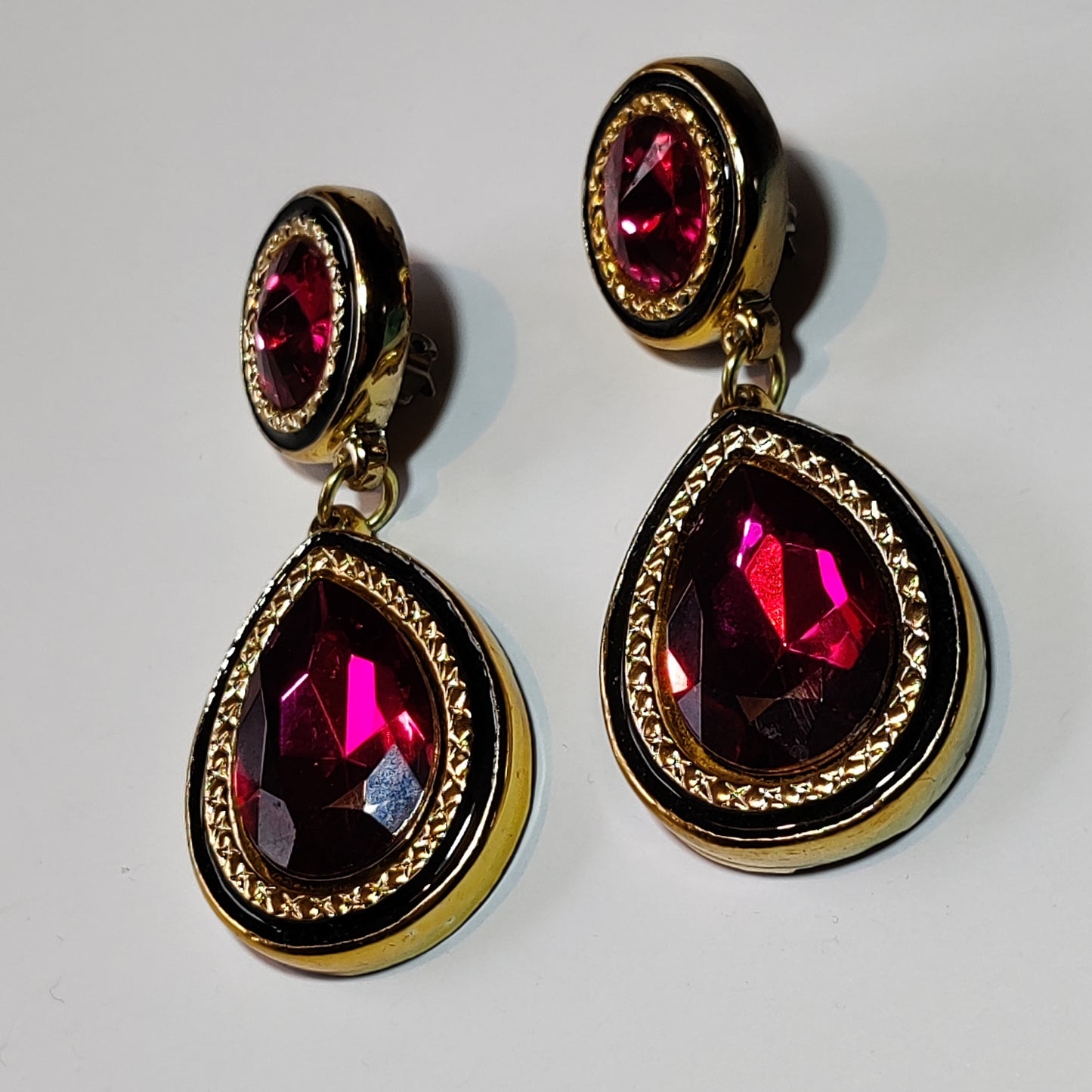 Vintage Oversized Clip Earrings