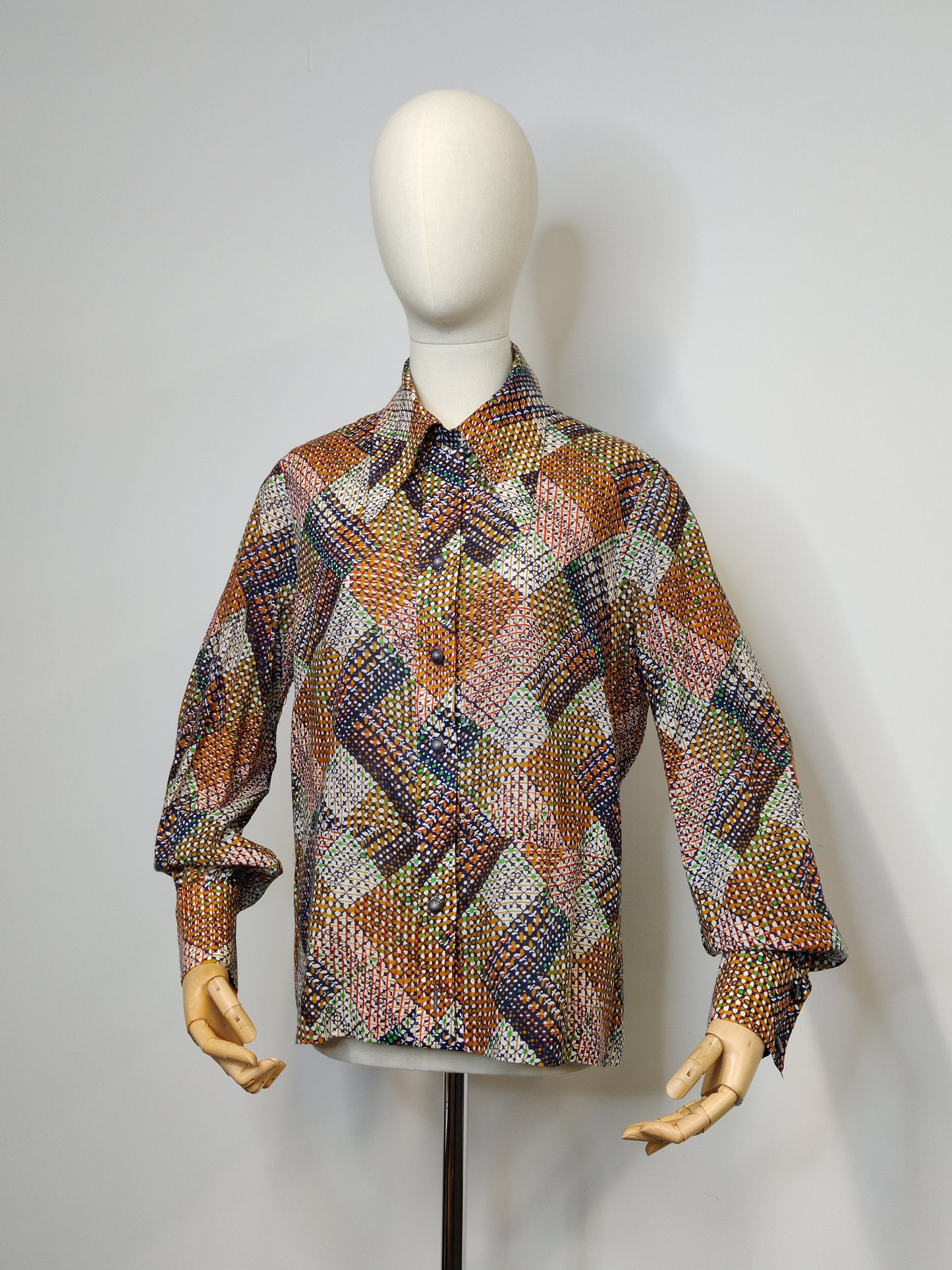 1970s Patterned Shirt/Blouse