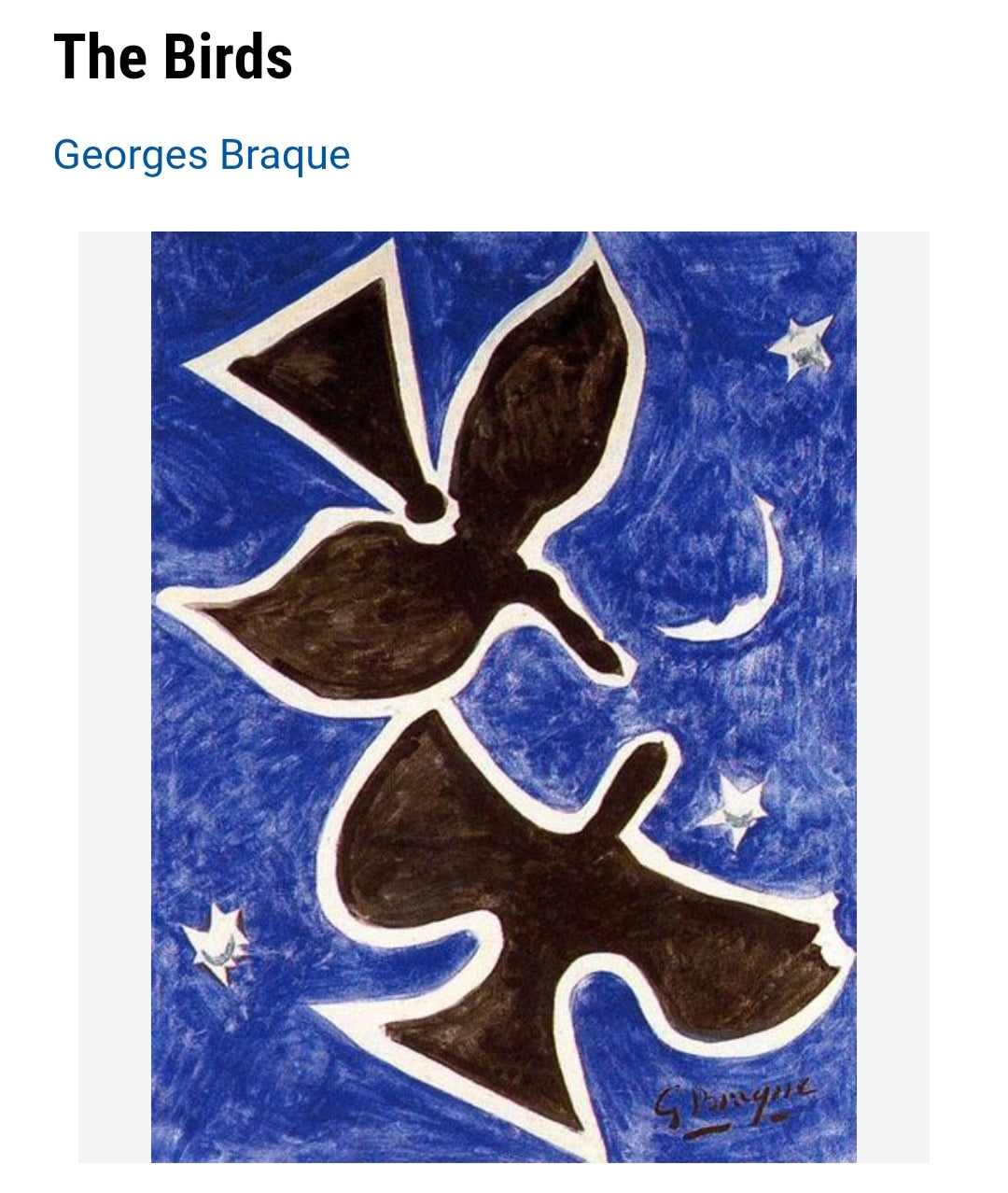 Vintage Ysl 1980s 'Braque Collection' Necklace