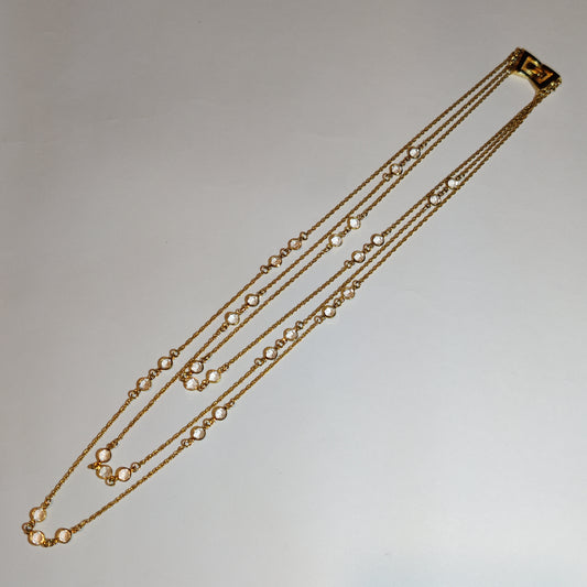 1960s Triple Strand Necklace