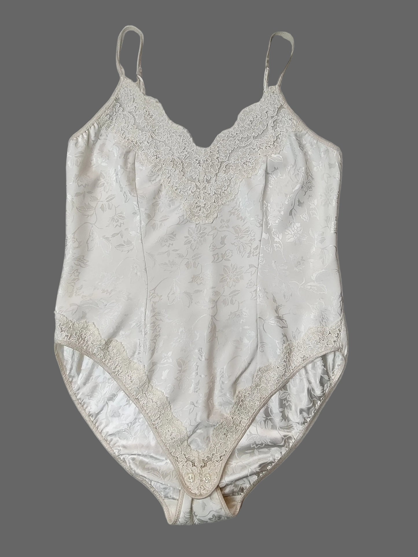 1980s Cream Teddy/Camiknickers
