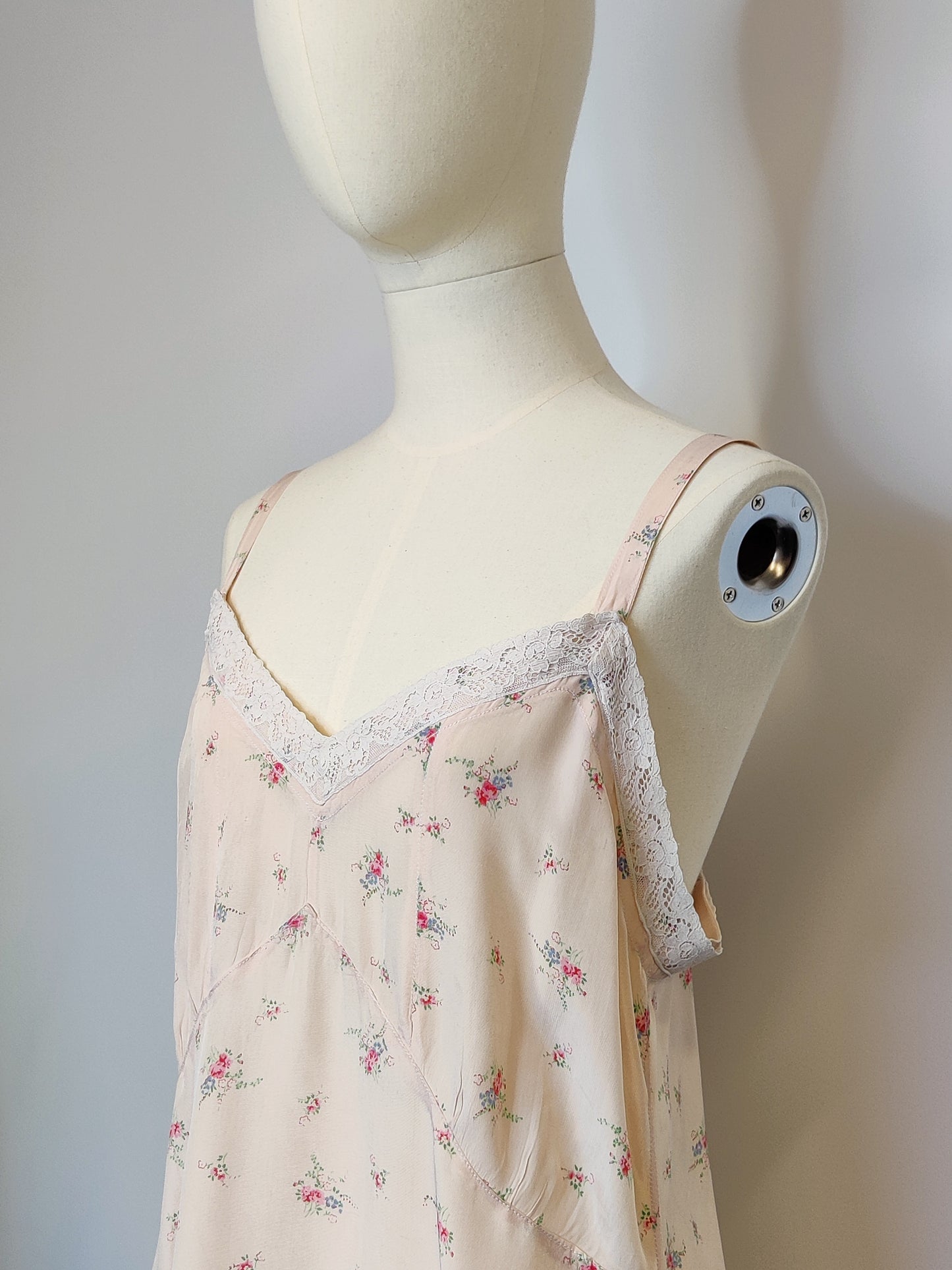 Vintage Floral Slip Dress