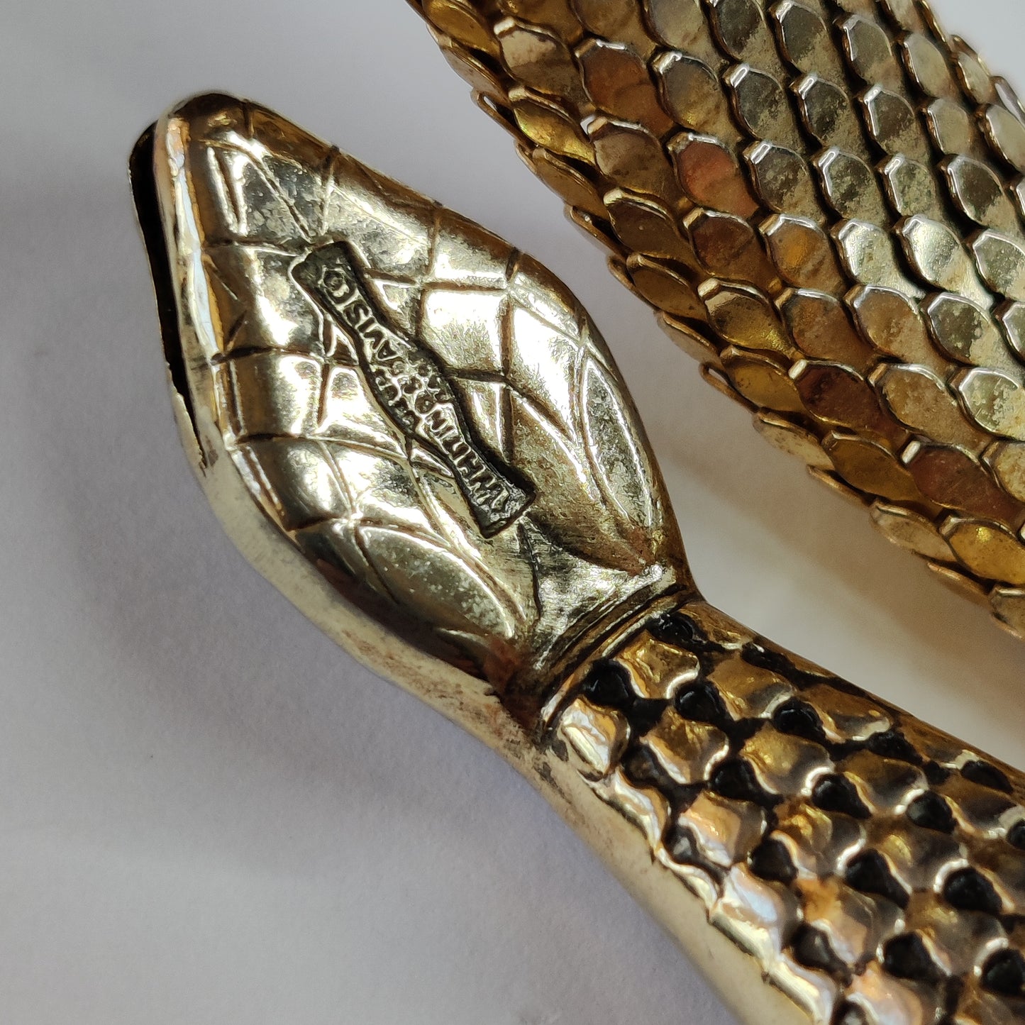 Vintage Whiting & Davis Snake Bracelet