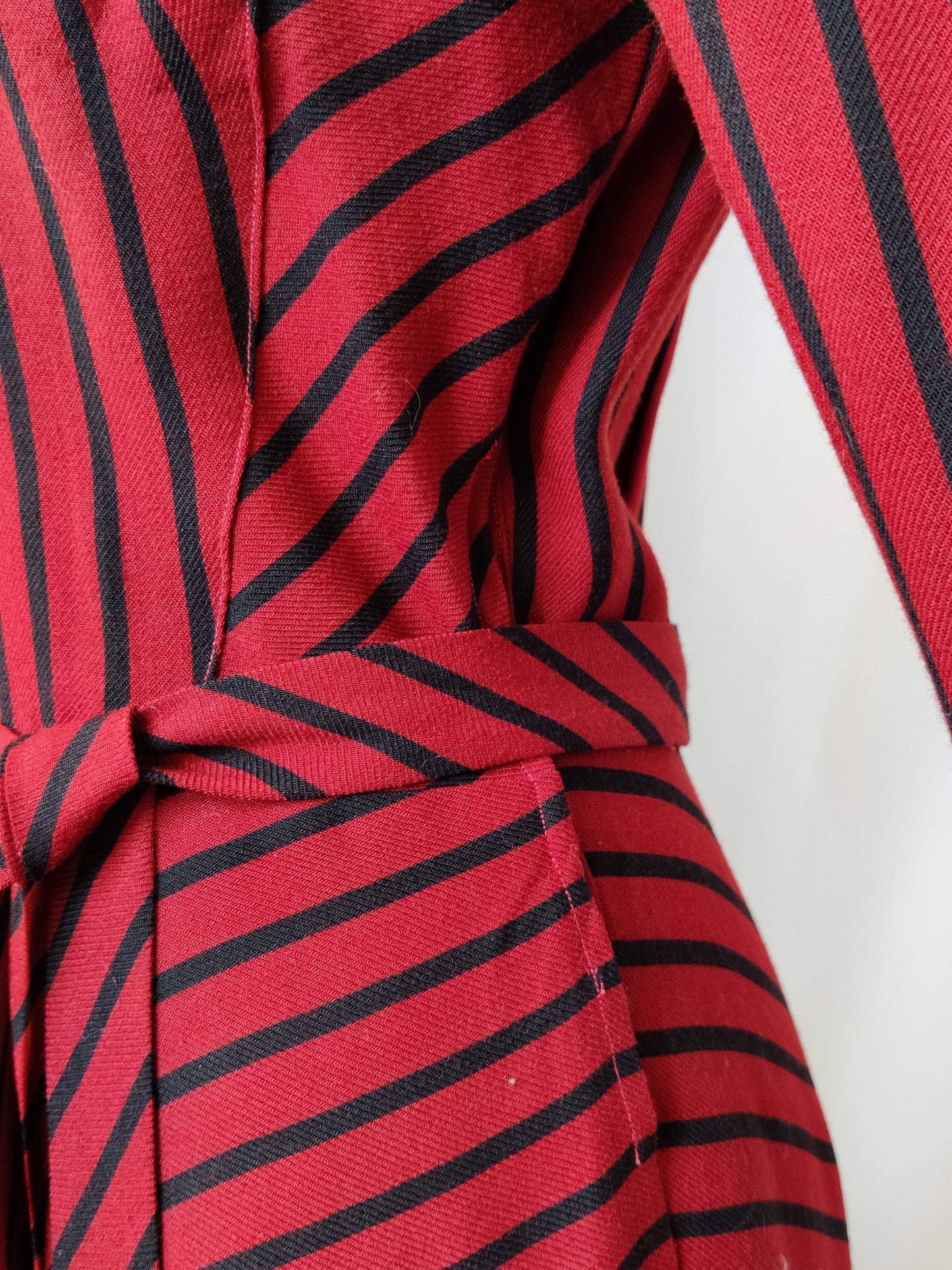 1930s Striped Dress