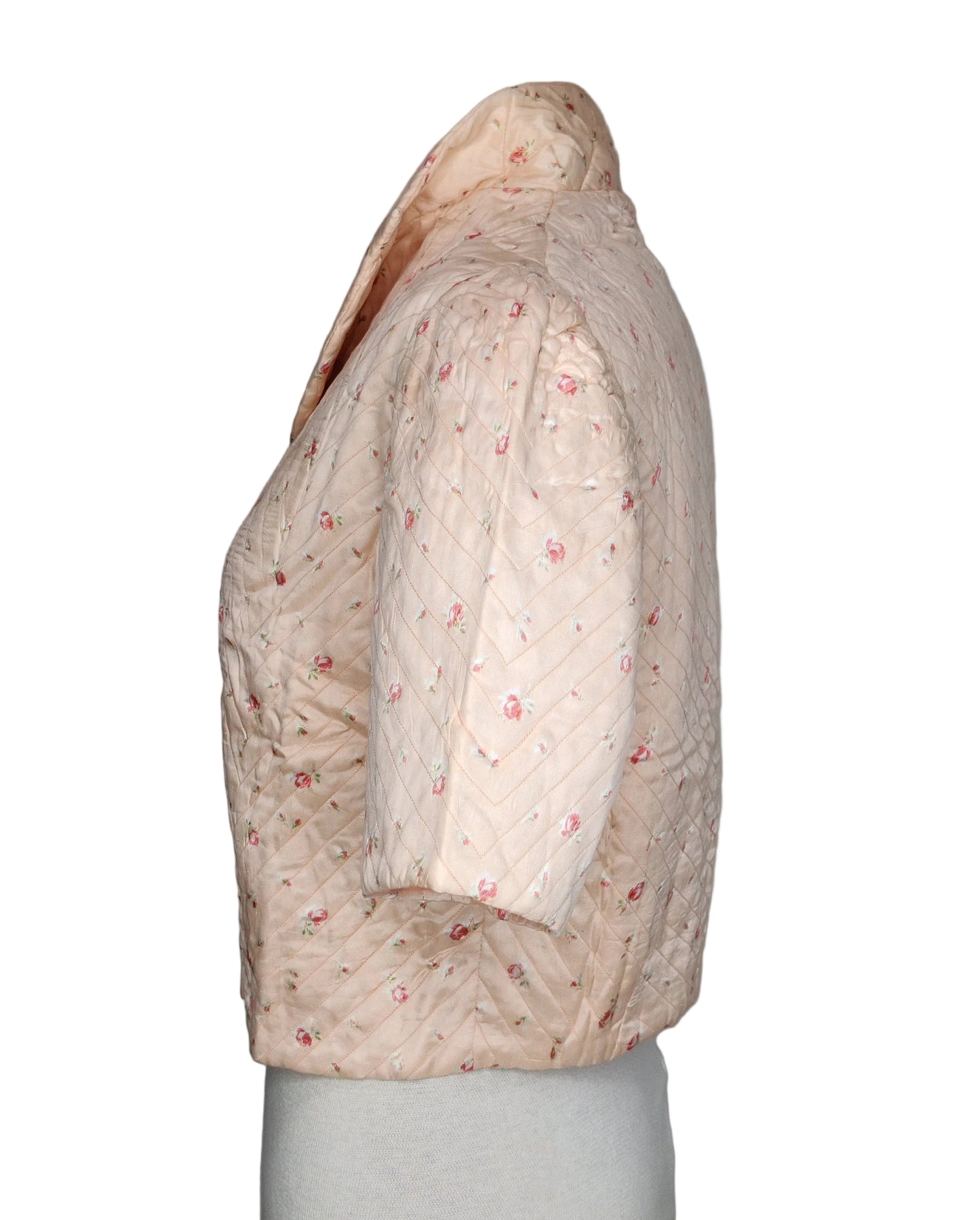 Vintage Floral Bed Jacket