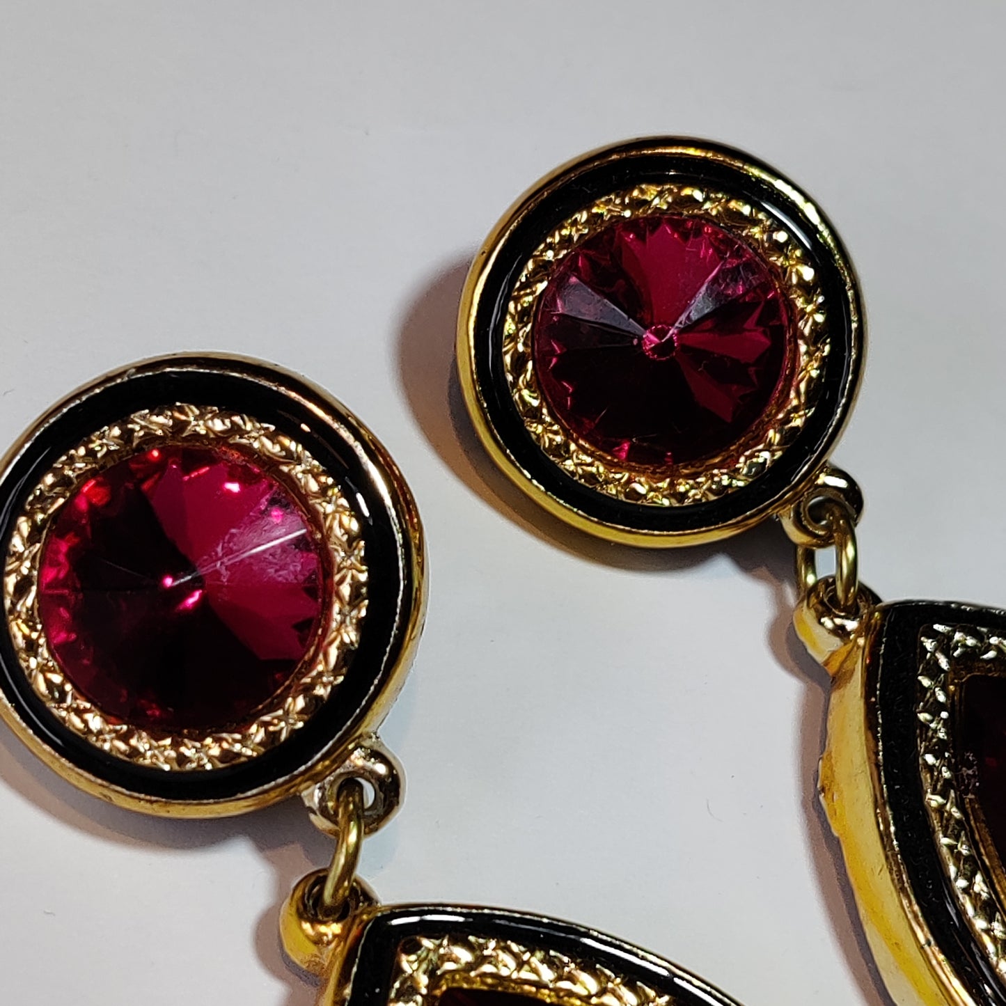 Vintage Oversized Clip Earrings