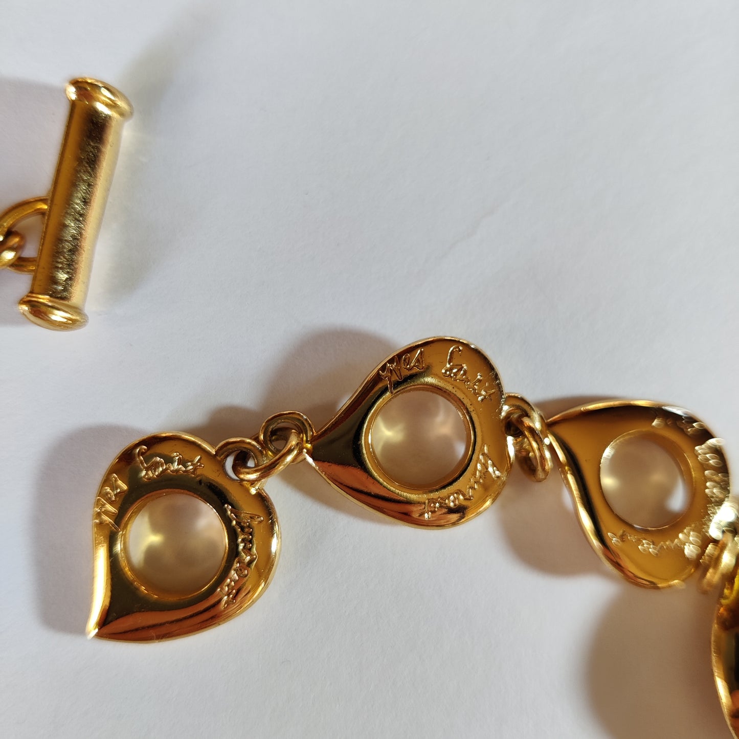 Vintage Ysl Hearts Necklace