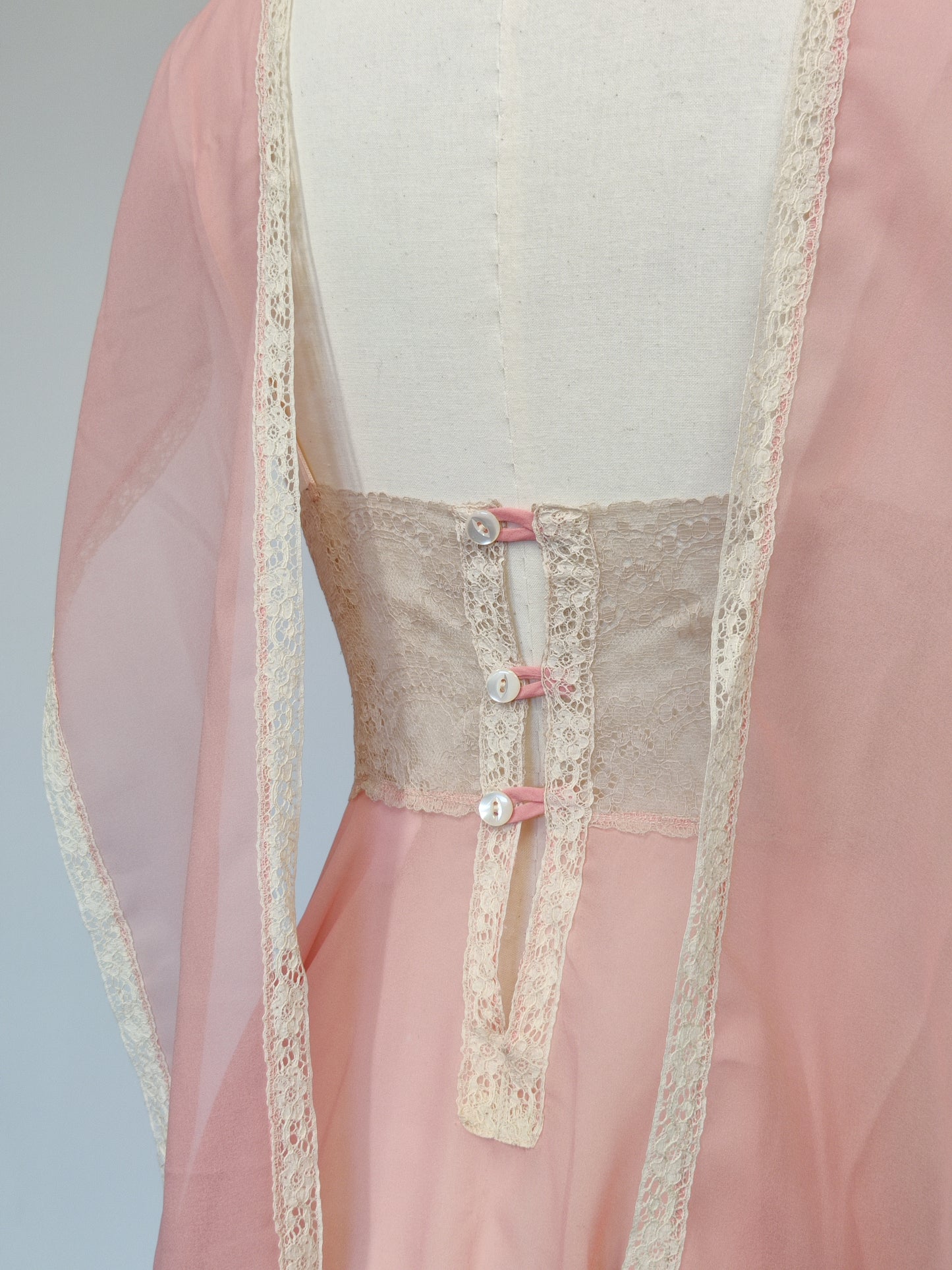 Vintage Janet Reger Nightdress and Gown Set