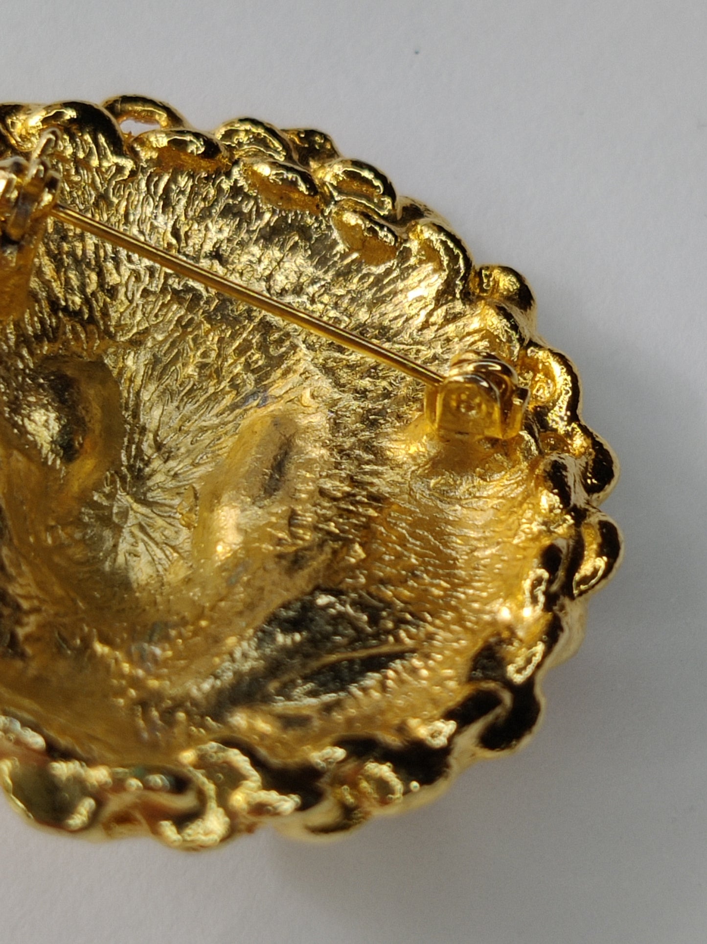 Vintage Lions Head Brooch