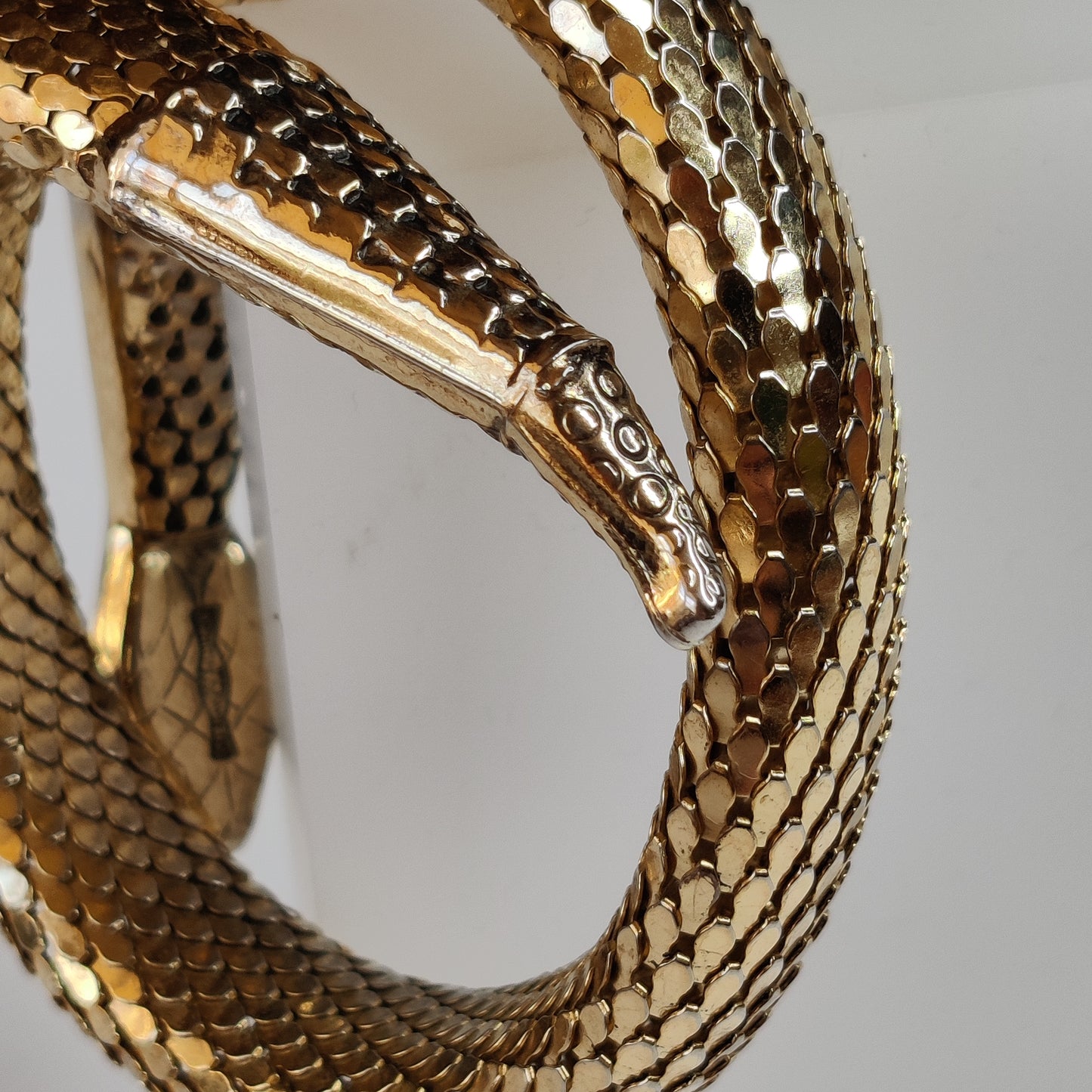 Vintage Whiting & Davis Snake Bracelet