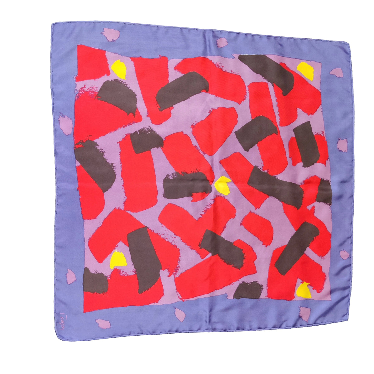Donald Hamilton Fraser RA 1980s Silk Twill Scarf