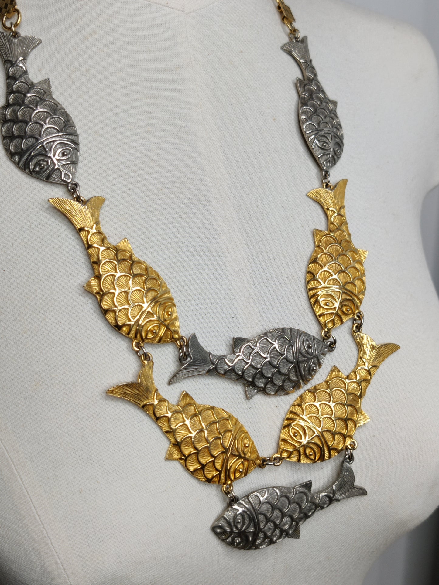 Vintage Fish Necklace by Pauline Rader