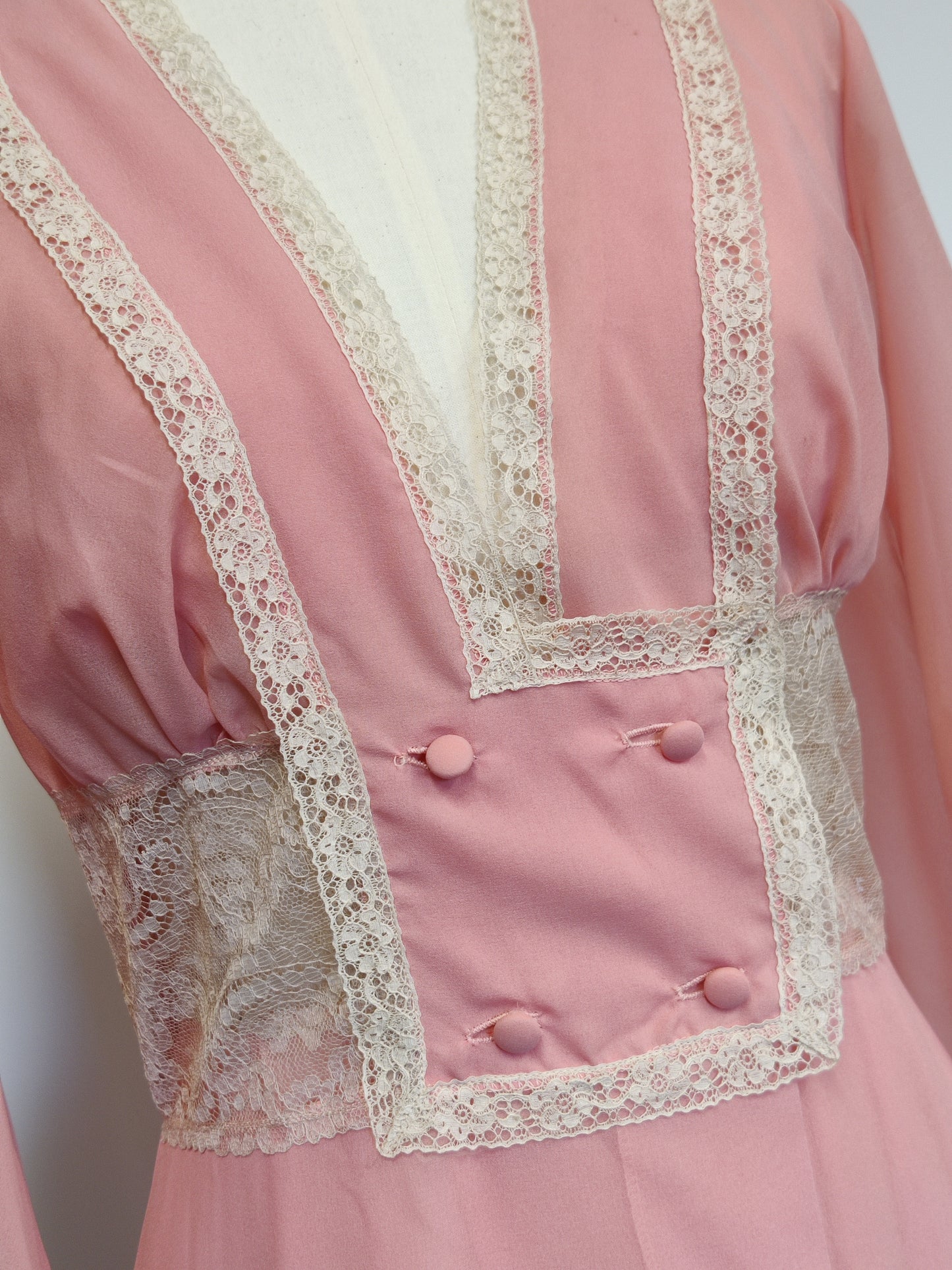 Vintage Janet Reger Nightdress and Gown Set