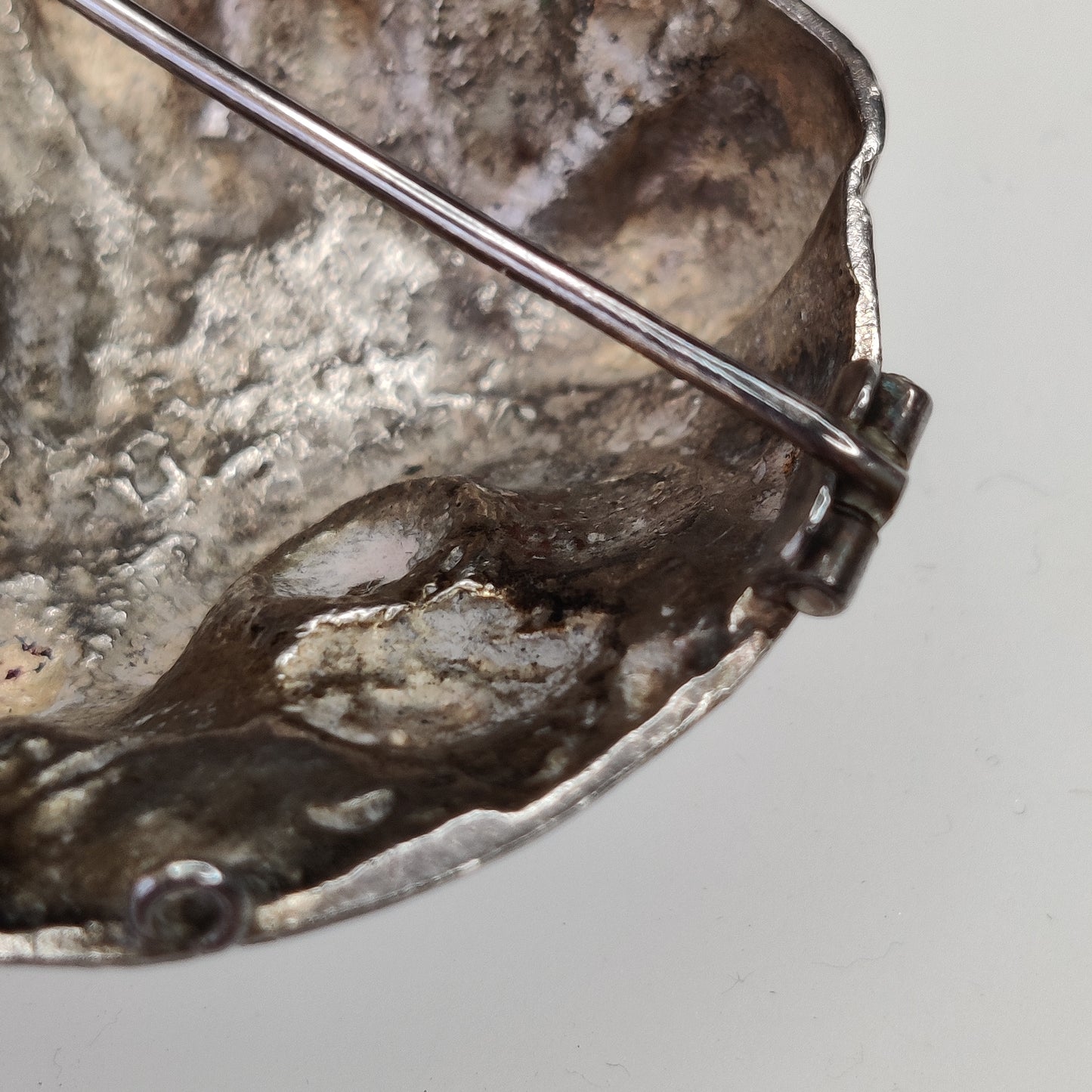 Vintage Silver Owl Brooch