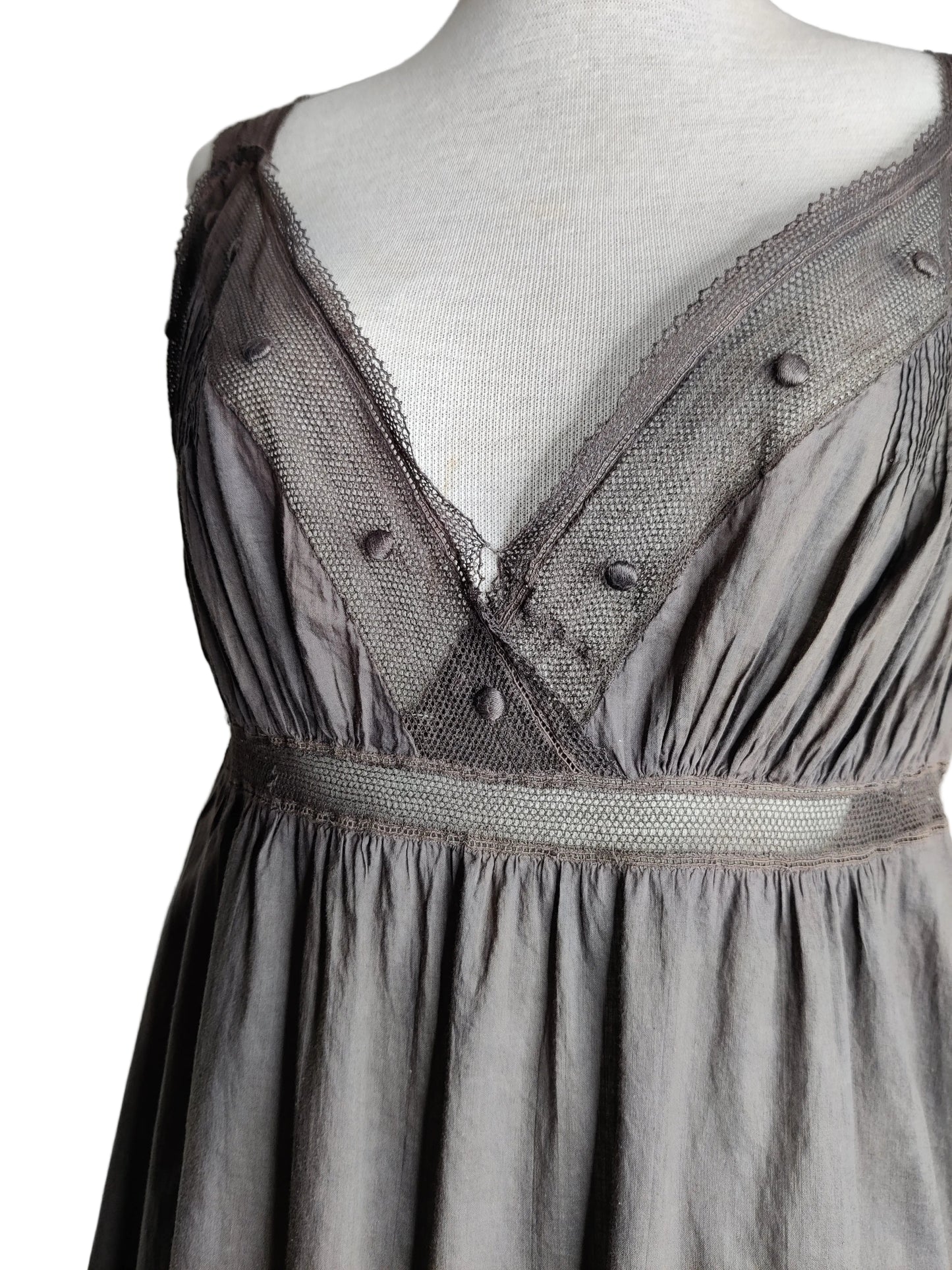 1920s Cotton Slip Dress