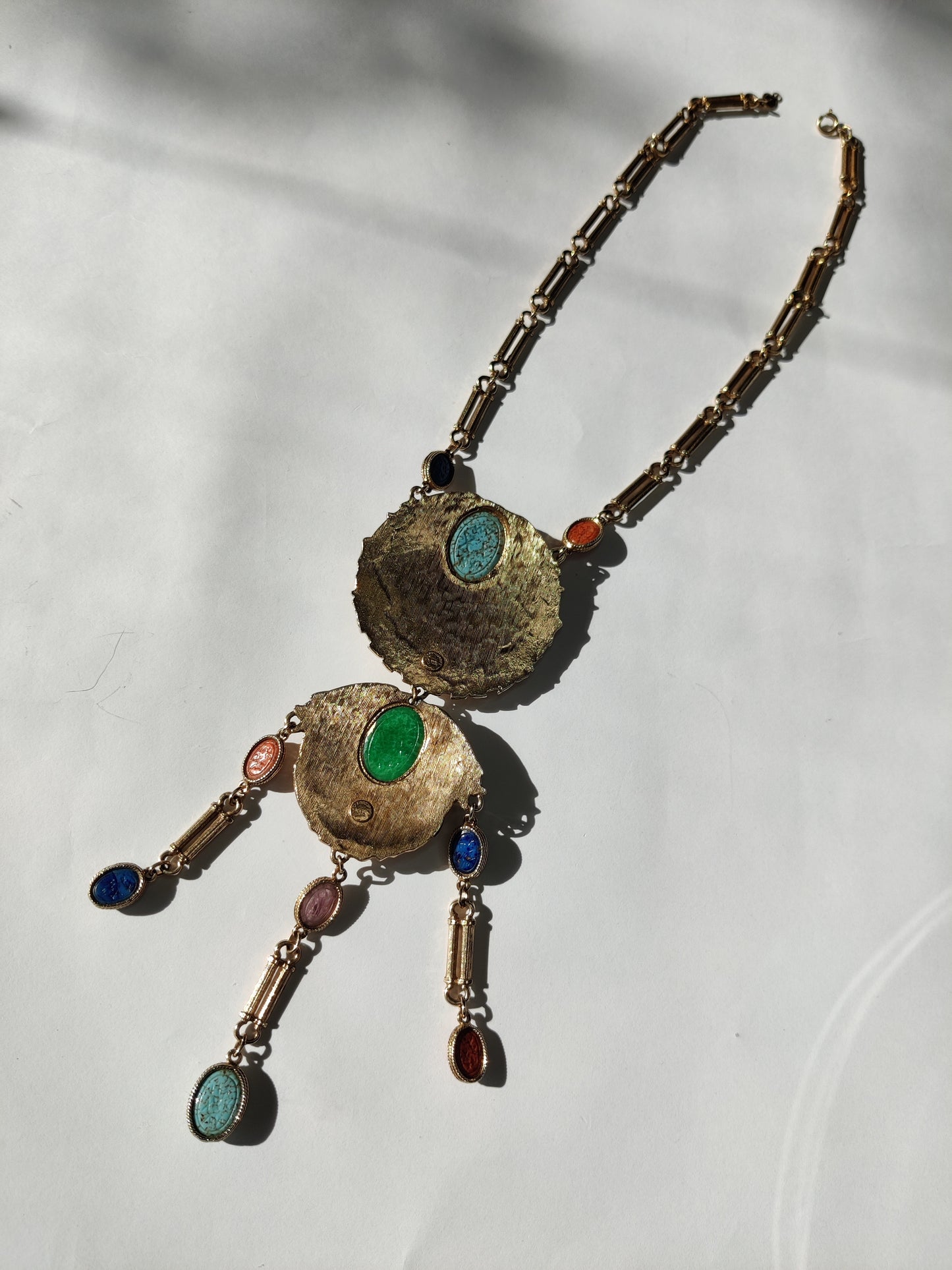 Vintage Accessocraft Egyptian Revival Necklace