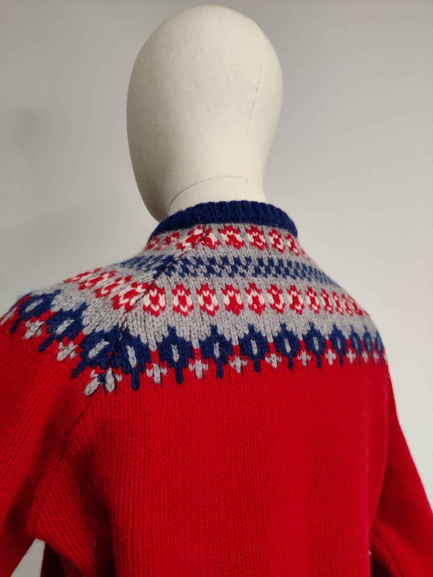 Vintage Lambswool Fair Isle Jumper