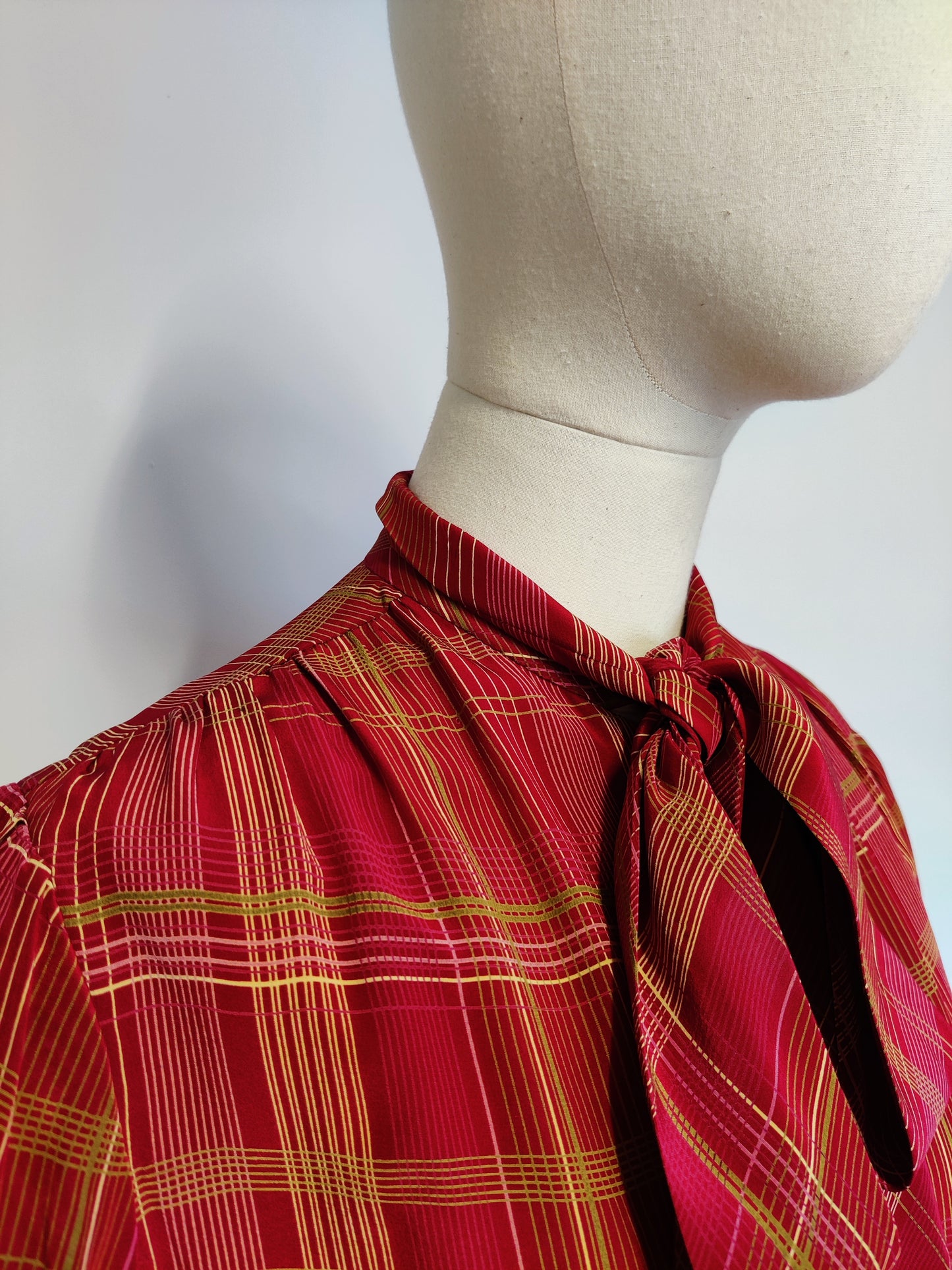 1970s Handmade 'Dior' Silk Dress