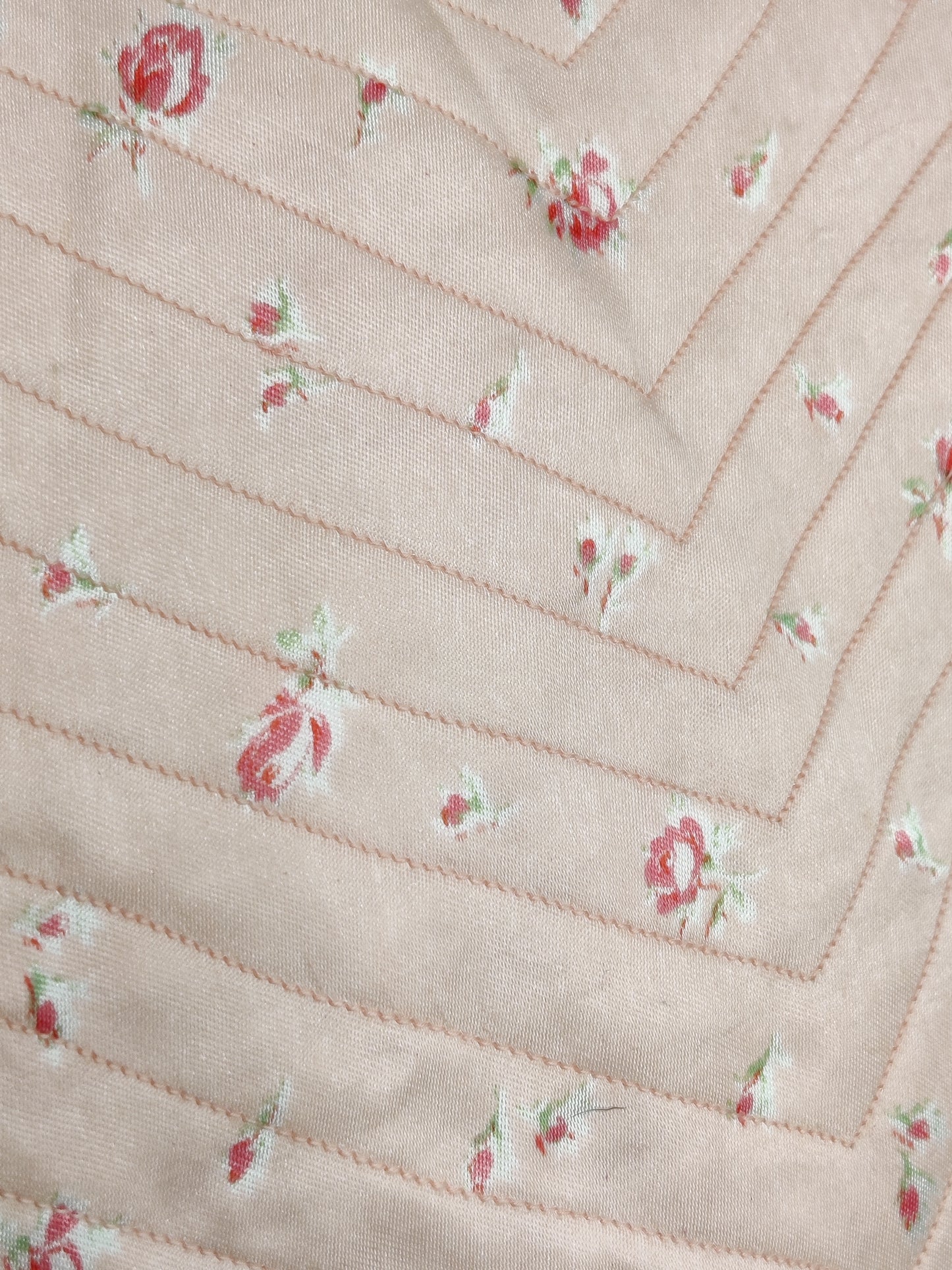 Vintage Floral Bed Jacket