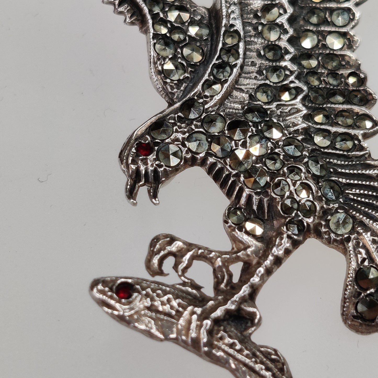 Vintage Silver Eagle Brooch