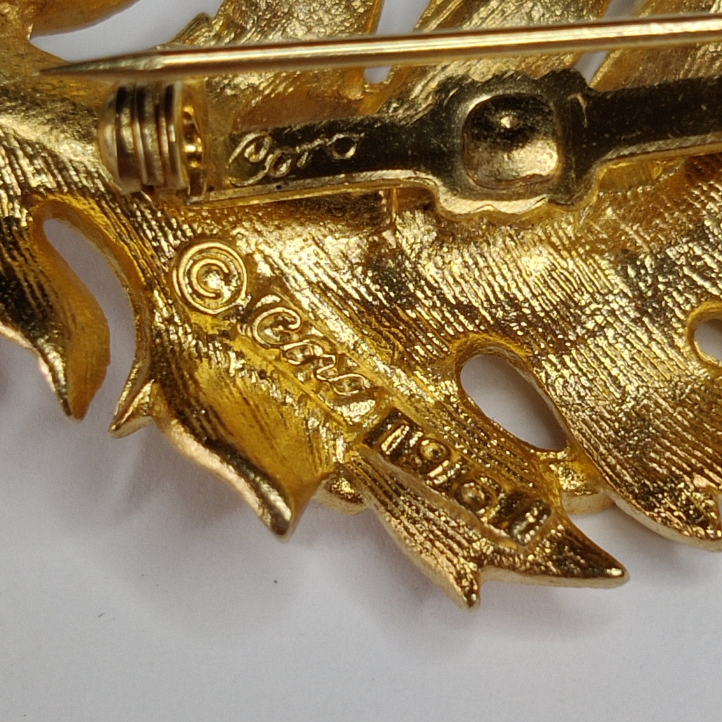 1960s Leaf Brooch by 'Coro'