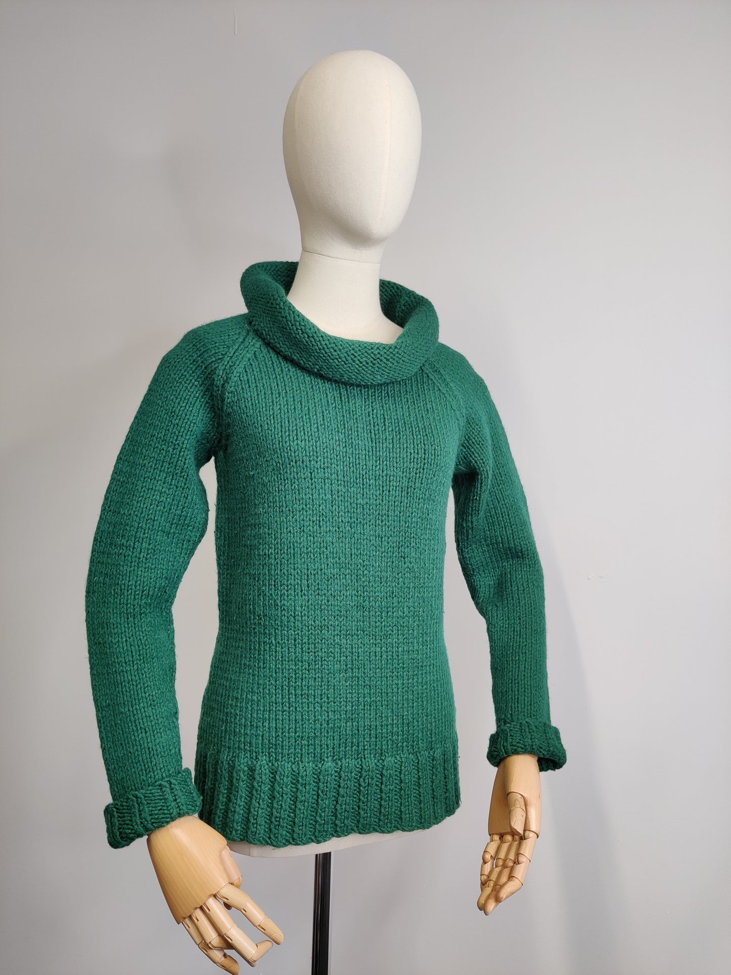 Vintage Chunky Hand-knitted Jumper