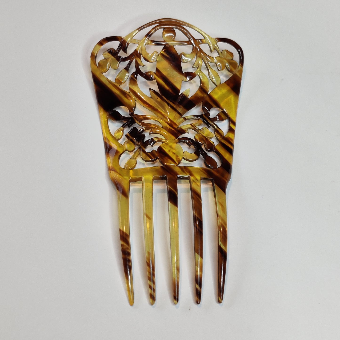 Art Deco Celluloid Hair Comb