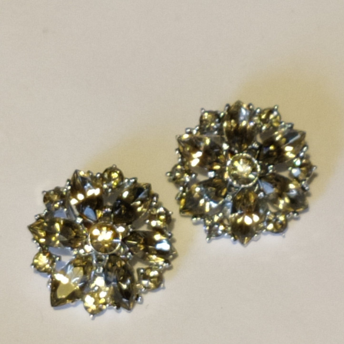 Vintage Diamante Earrings