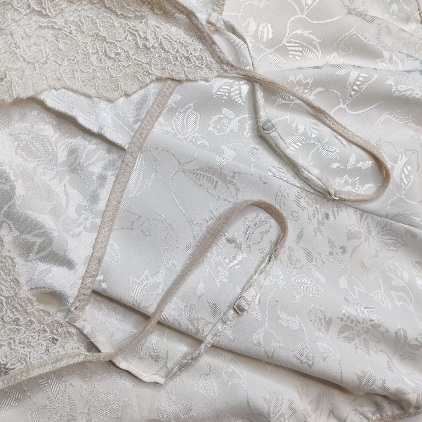 1980s Cream Teddy/Camiknickers
