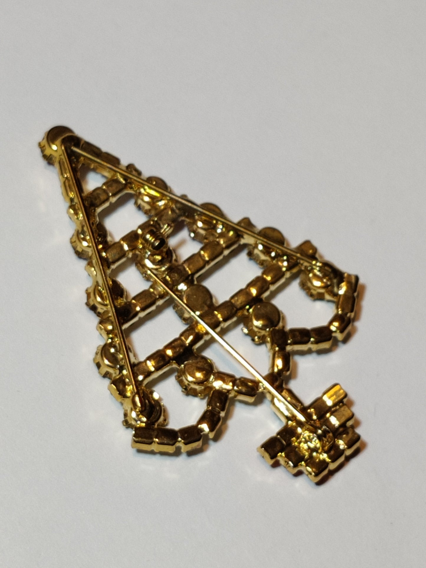 Vintage Christmas Tree Brooch