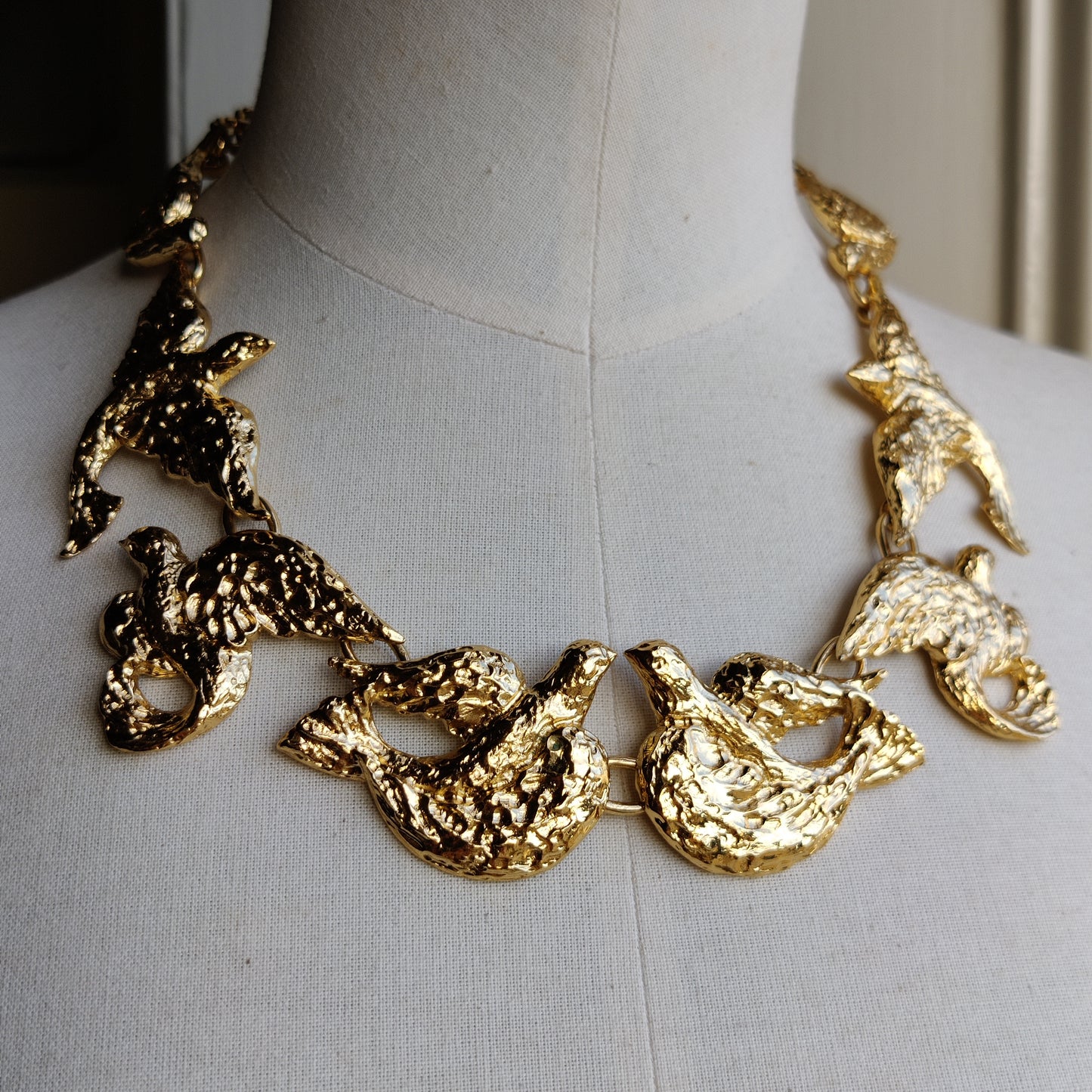 Vintage Ysl 1980s 'Braque Collection' Necklace