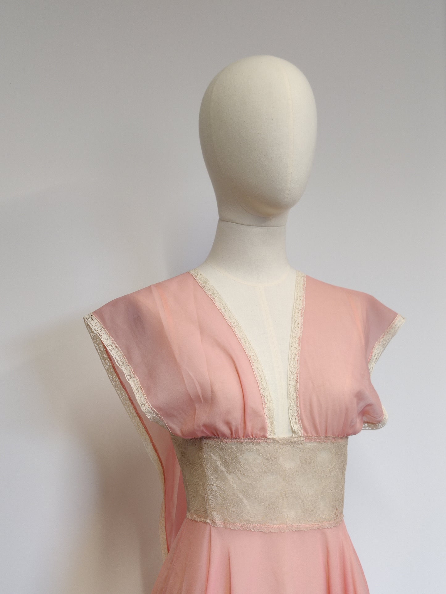 Vintage Janet Reger Nightdress and Gown Set